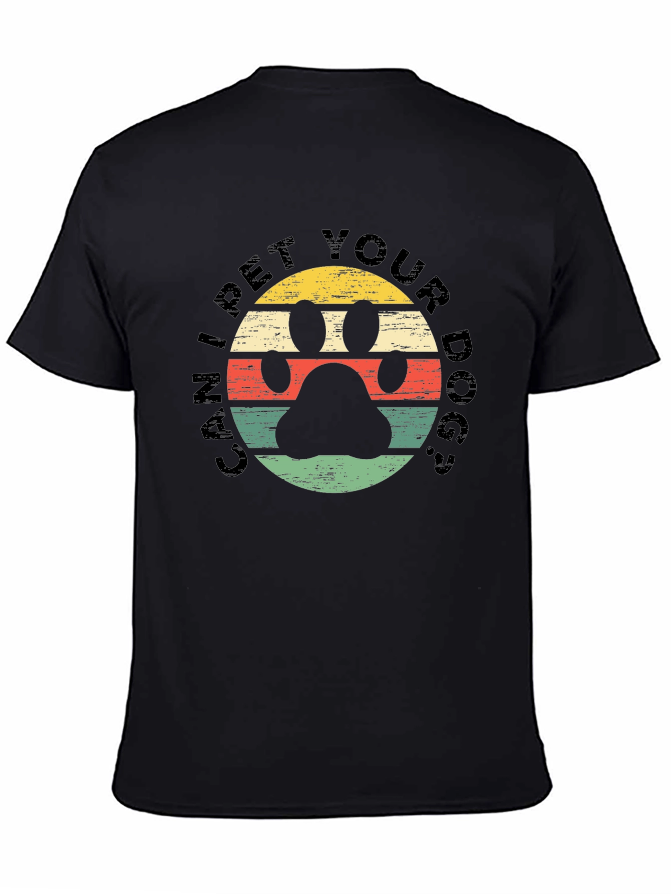Can I Pet Your Dog? Black T-Shirt