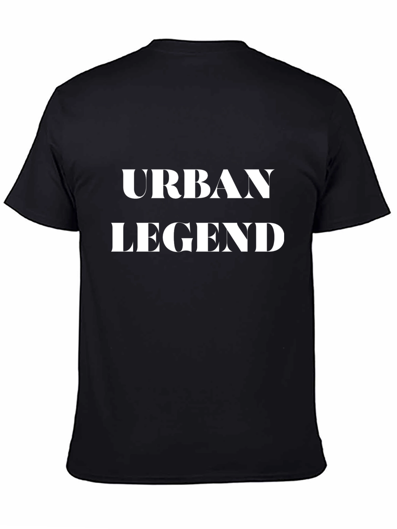 Urban Legend Graphic Tee - Black Cotton Blend
