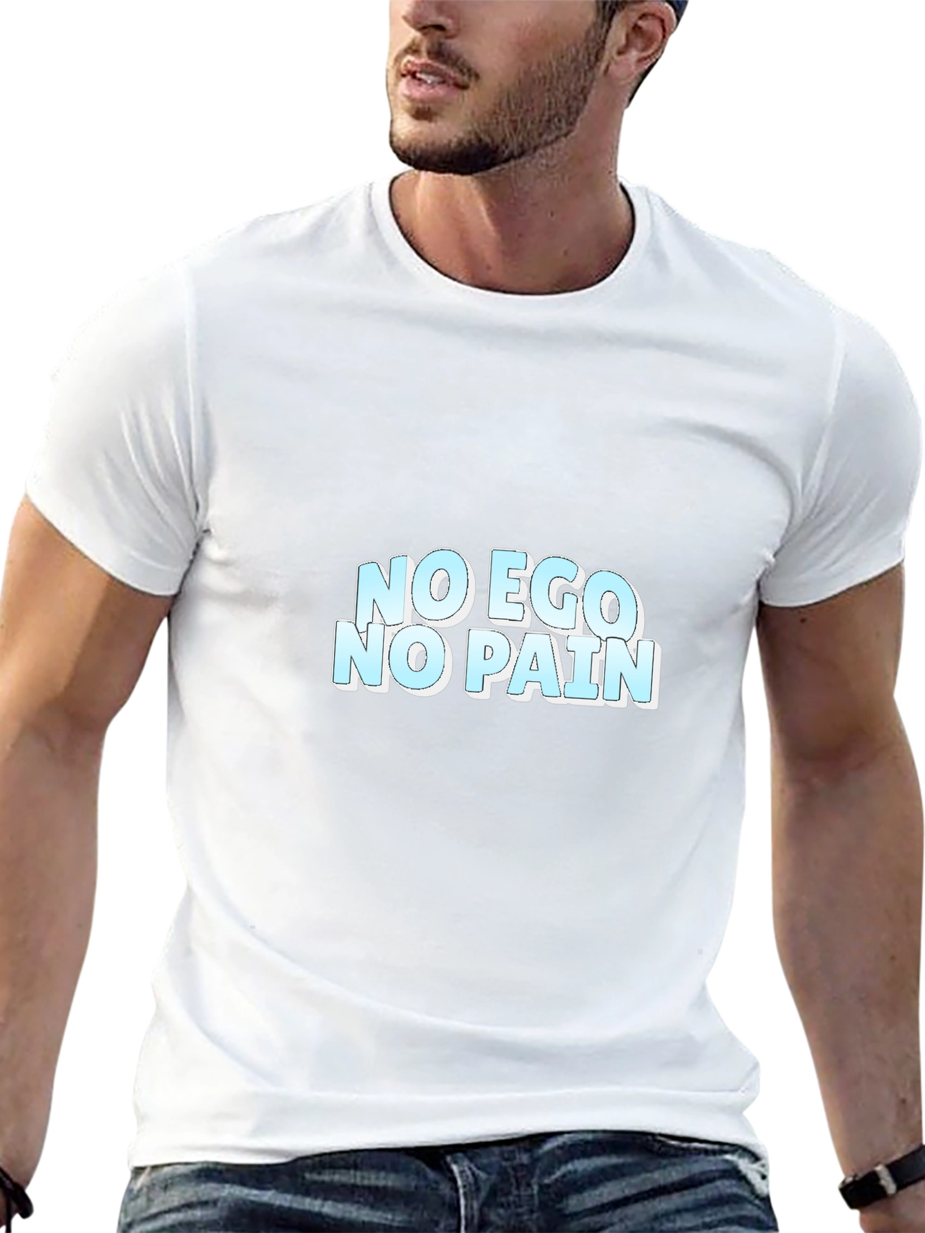 No Ego No Pain Graphic Tee