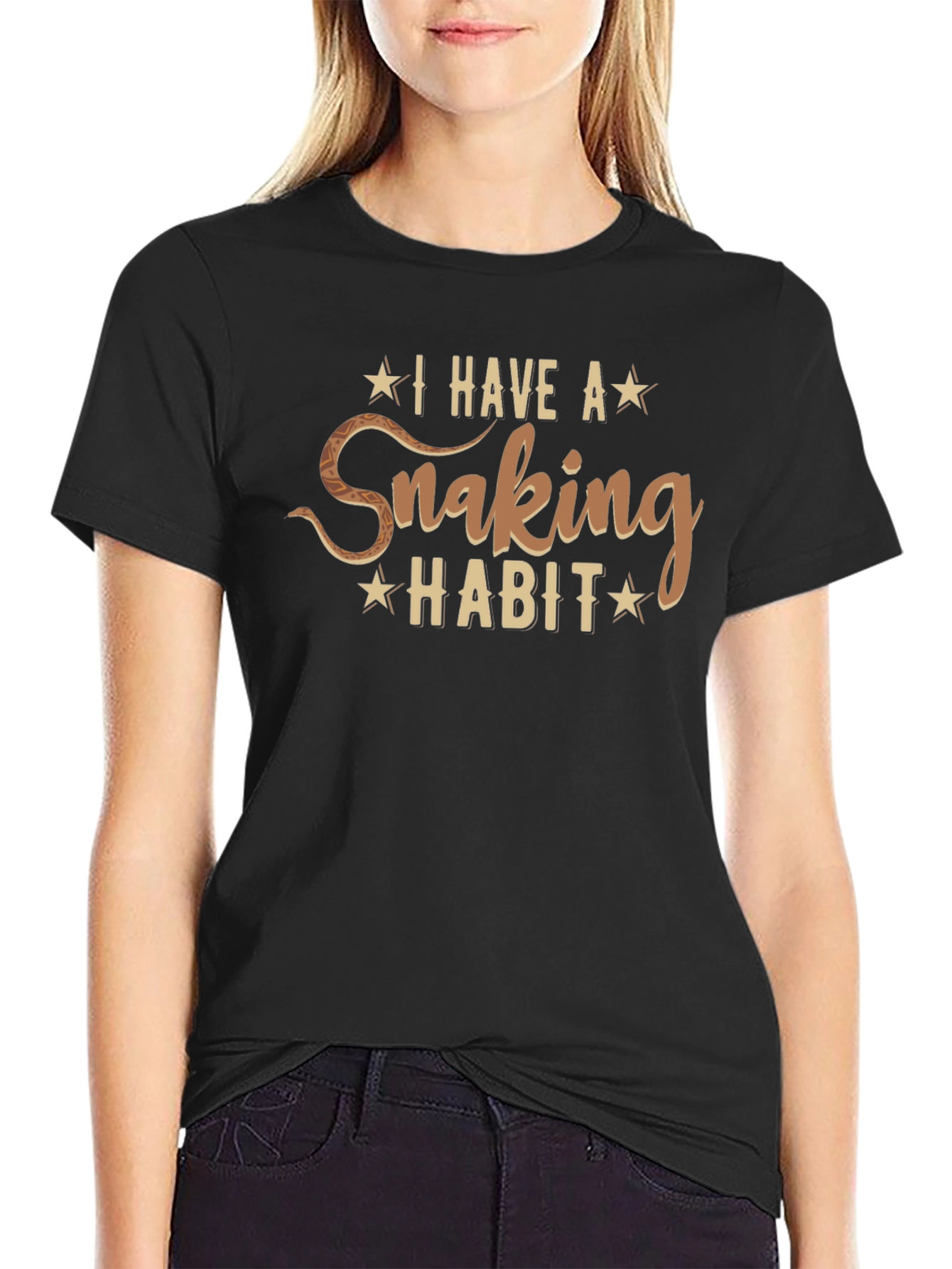 Snaking Habit Mens Graphic T-Shirt