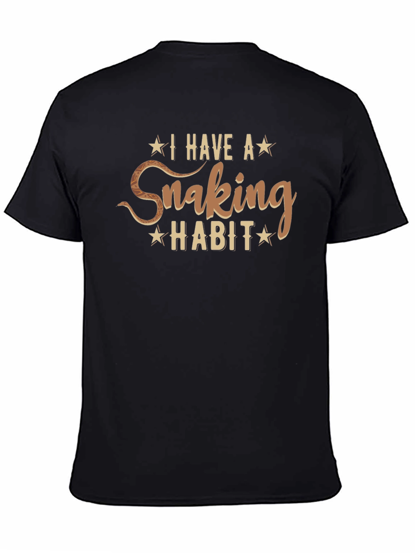 Snaking Habit Mens Graphic T-Shirt