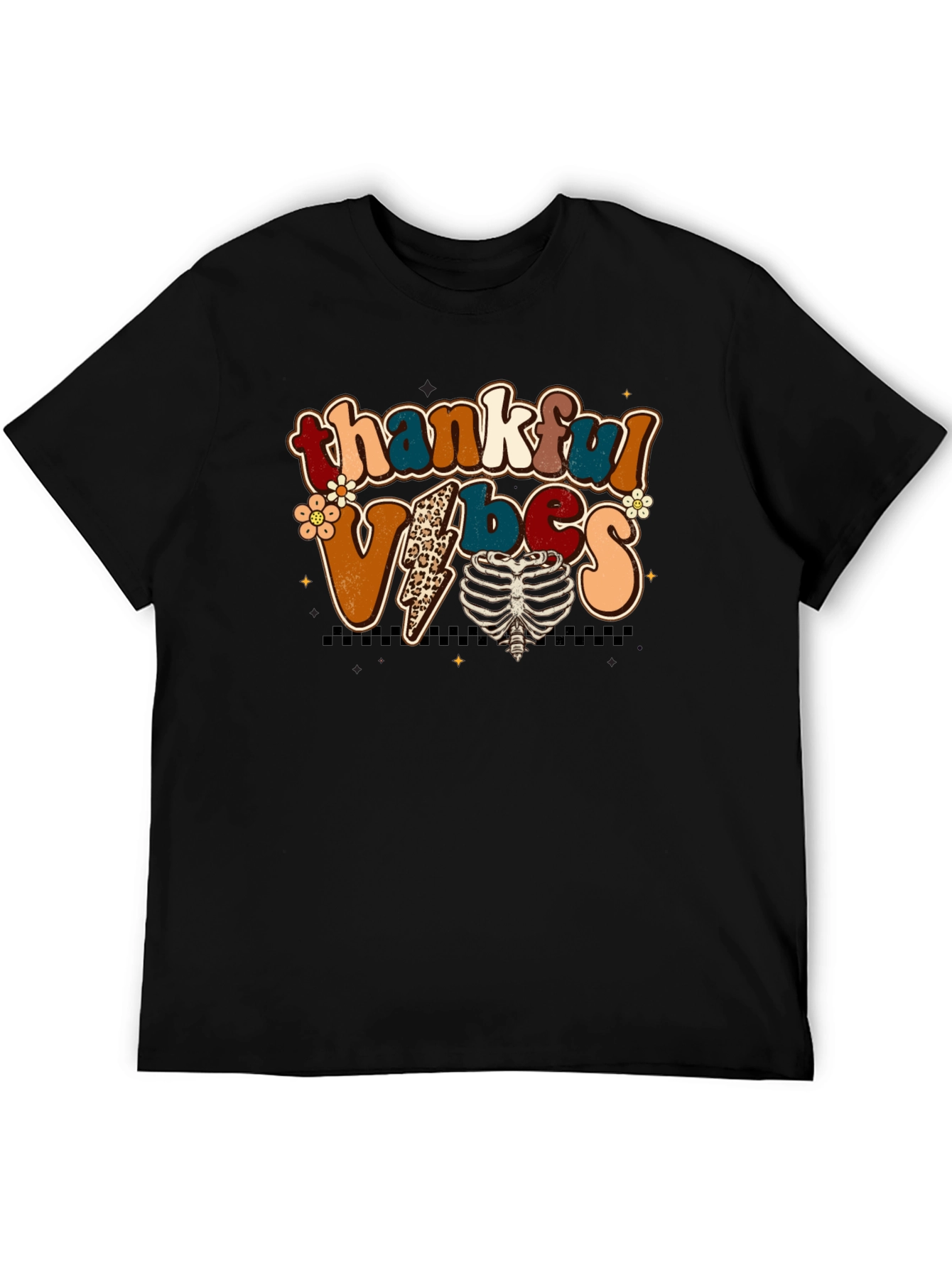 Thankful Vibes Halloween T-Shirt