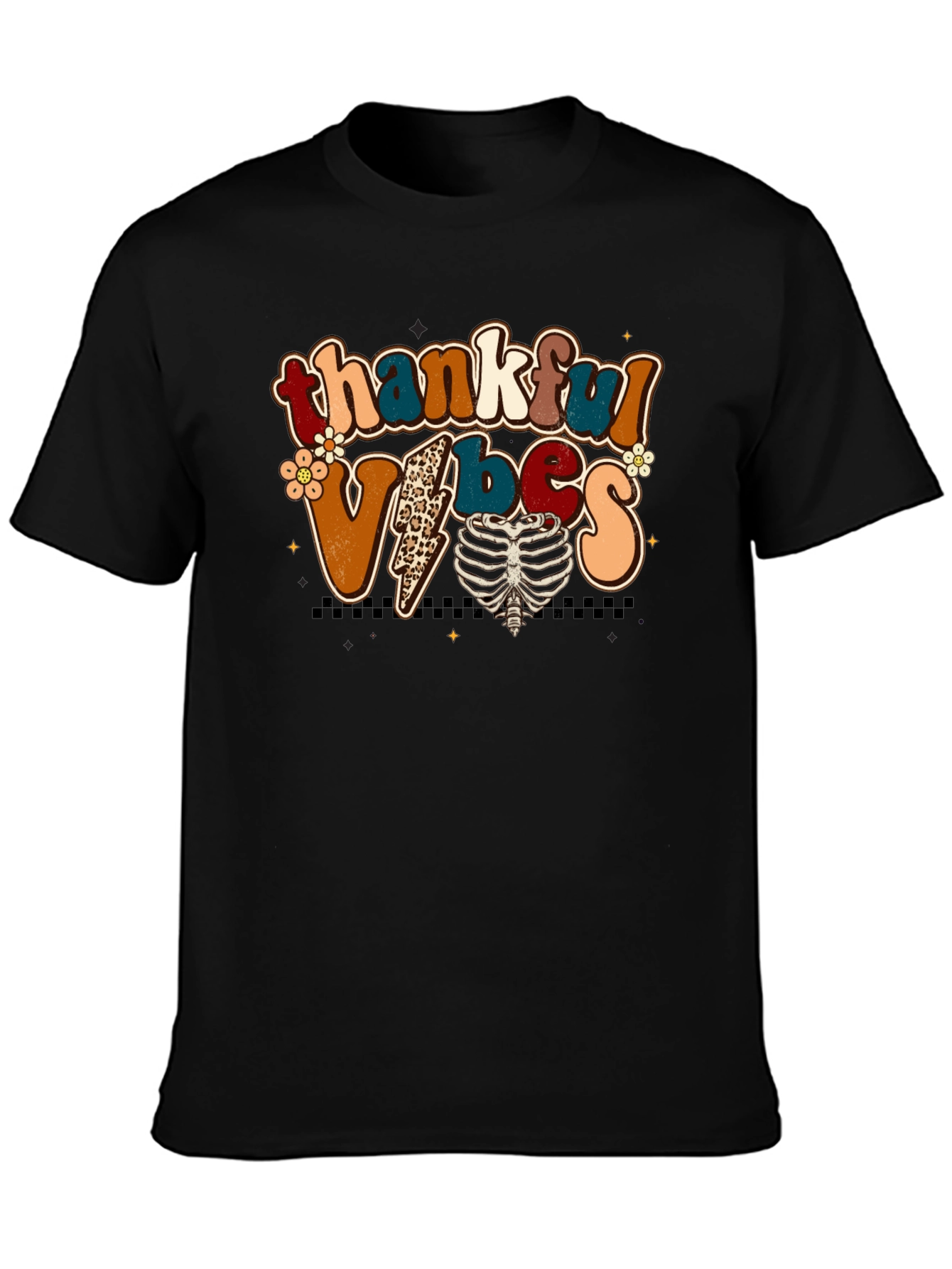 Thankful Vibes Halloween T-Shirt