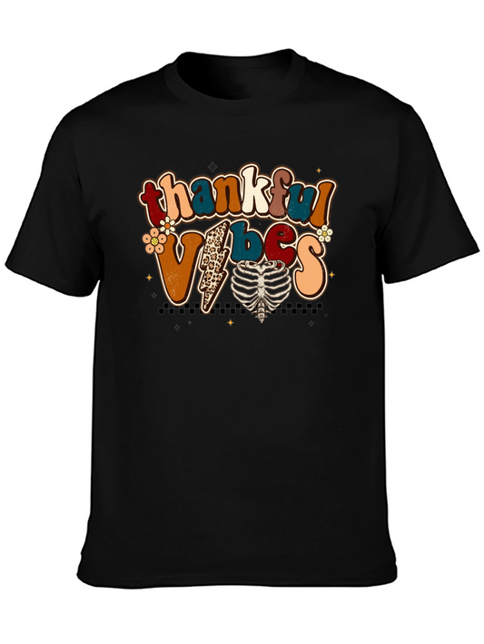 Thankful Vibes Halloween T-Shirt