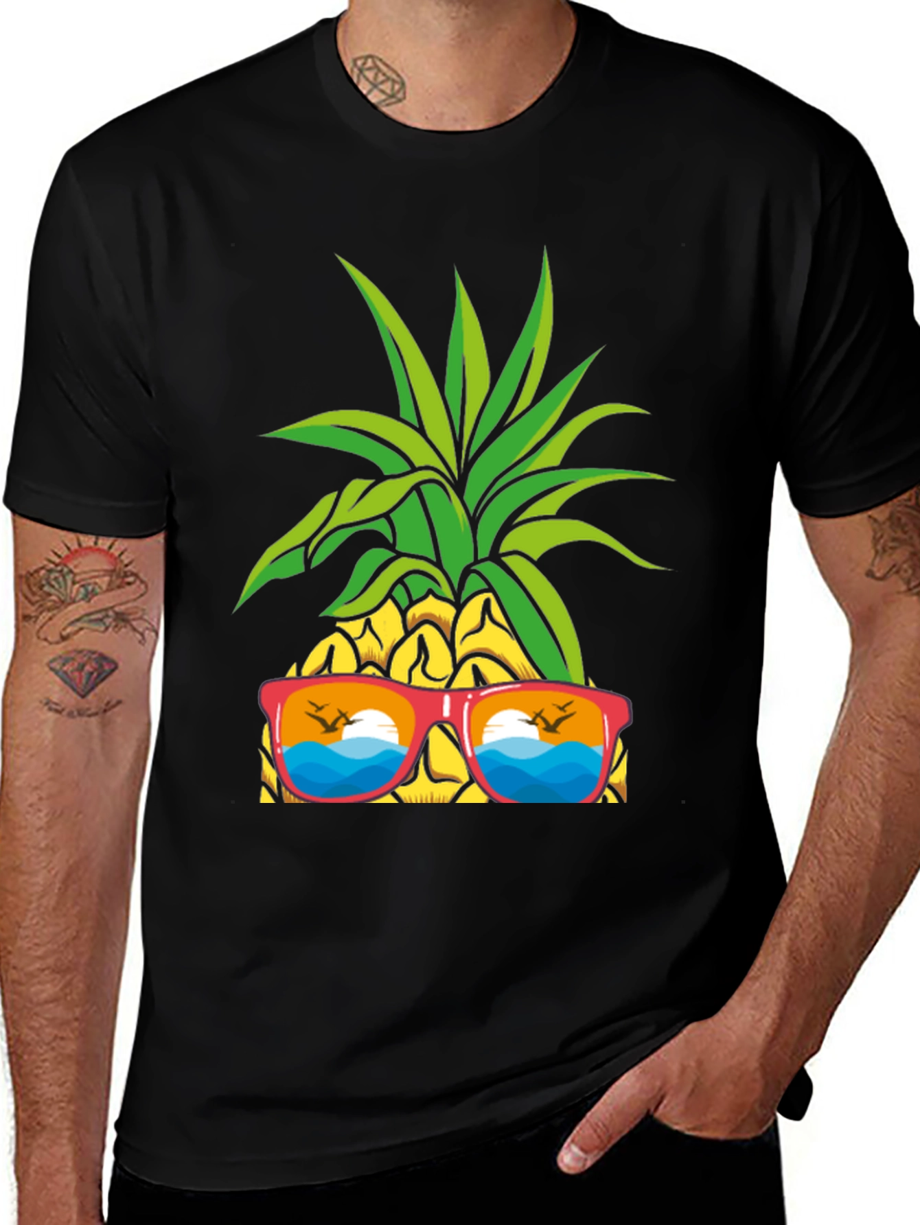 Cool Pineapple Sunglasses T-Shirt