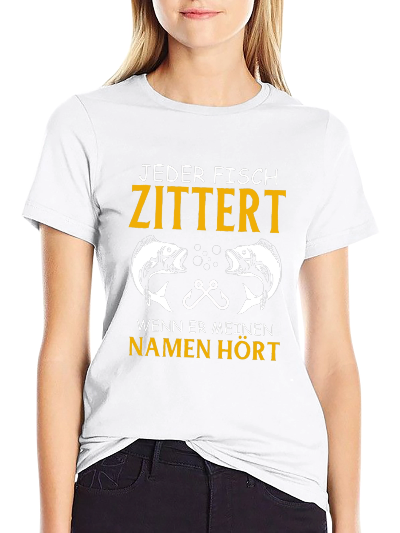 Jeder Fisch Zittert Fishing T-Shirt