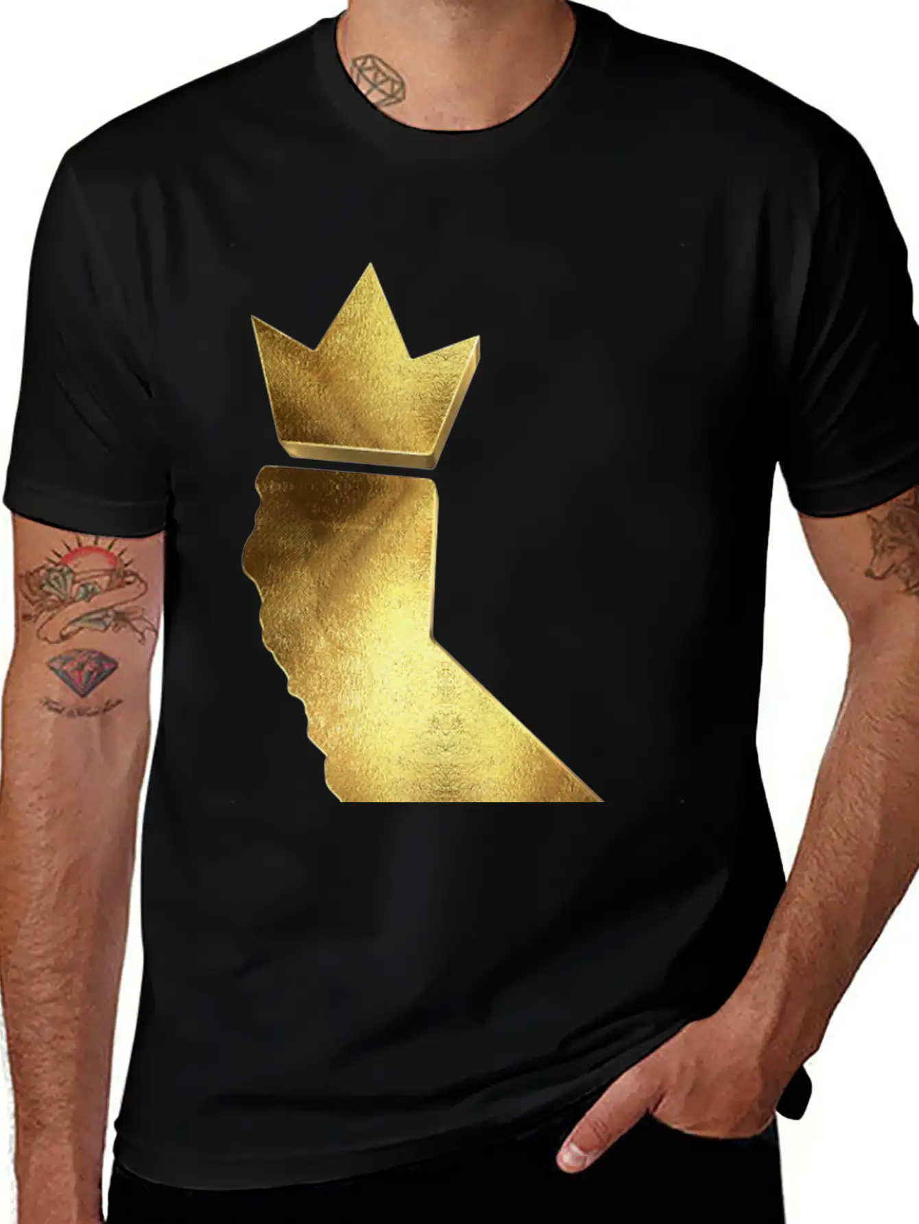 LA Golden California Map Unisex Casual T-Shirt – Clean Design For Daily Comfort