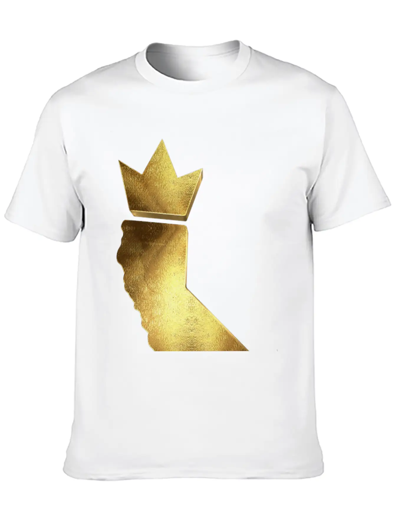LA Golden California Map Unisex Casual T-Shirt – Clean Design For Daily Comfort