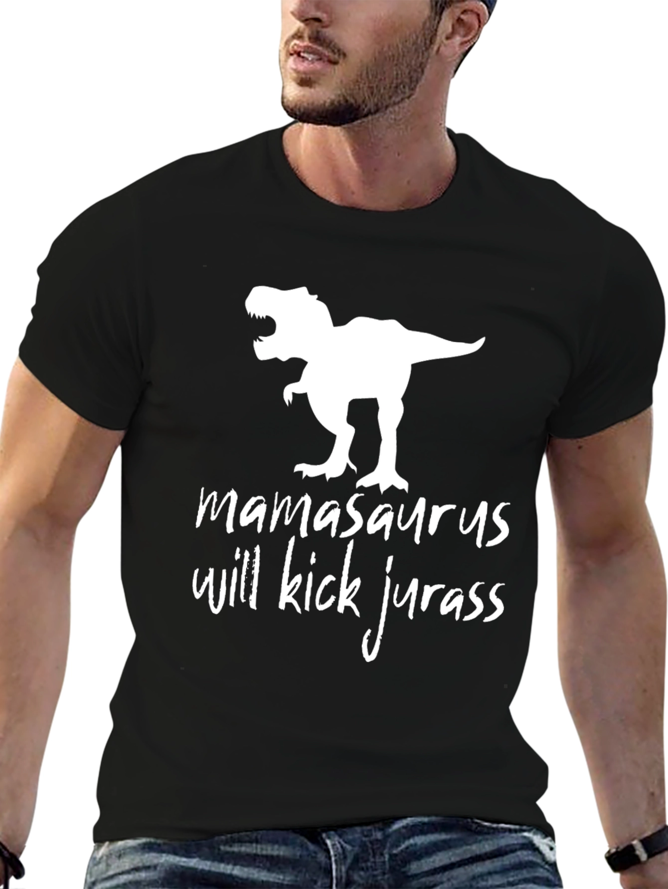 Mamasaurus Will Kick Jurass Graphic Tee