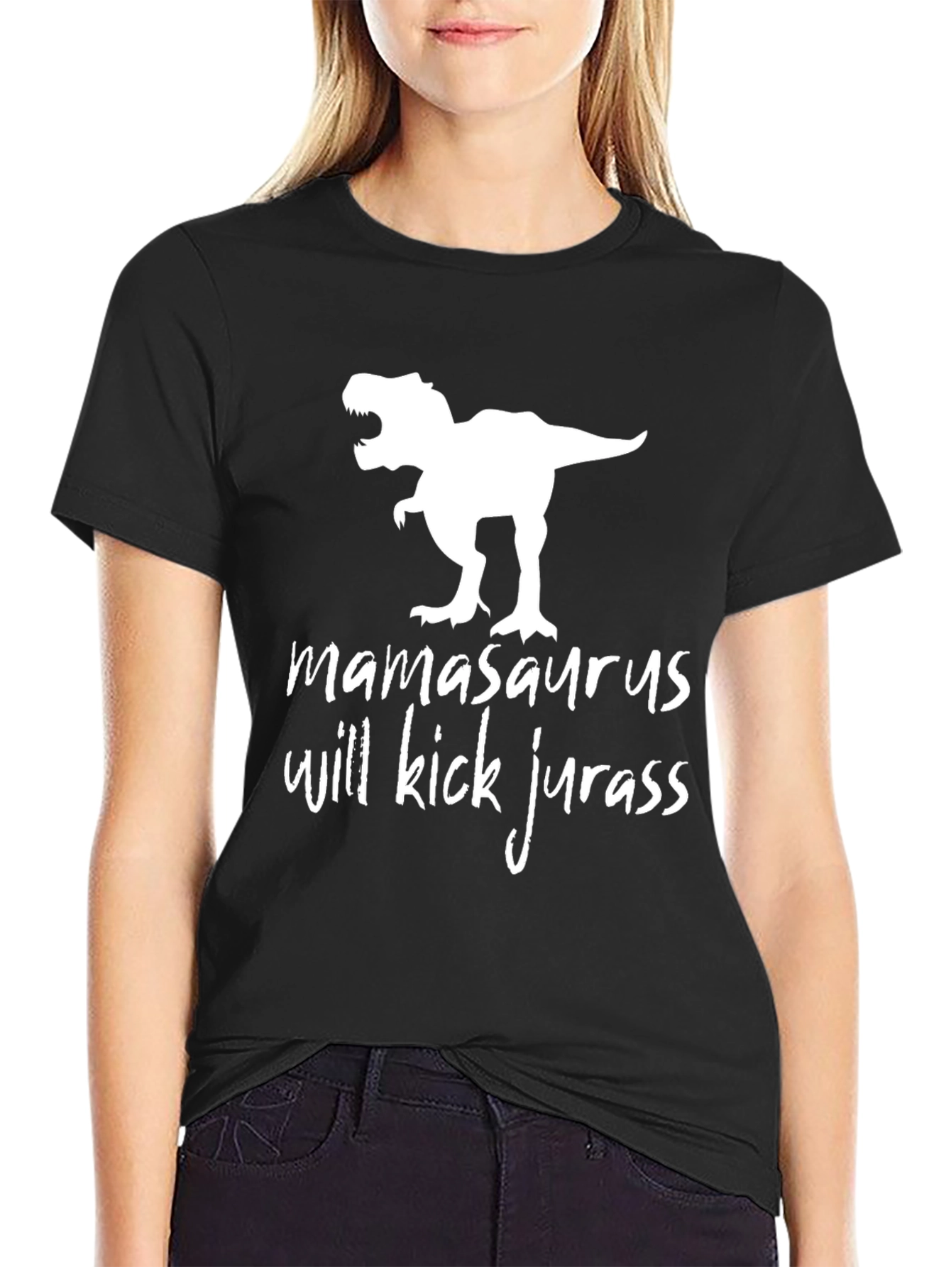 Mamasaurus Will Kick Jurass Graphic Tee