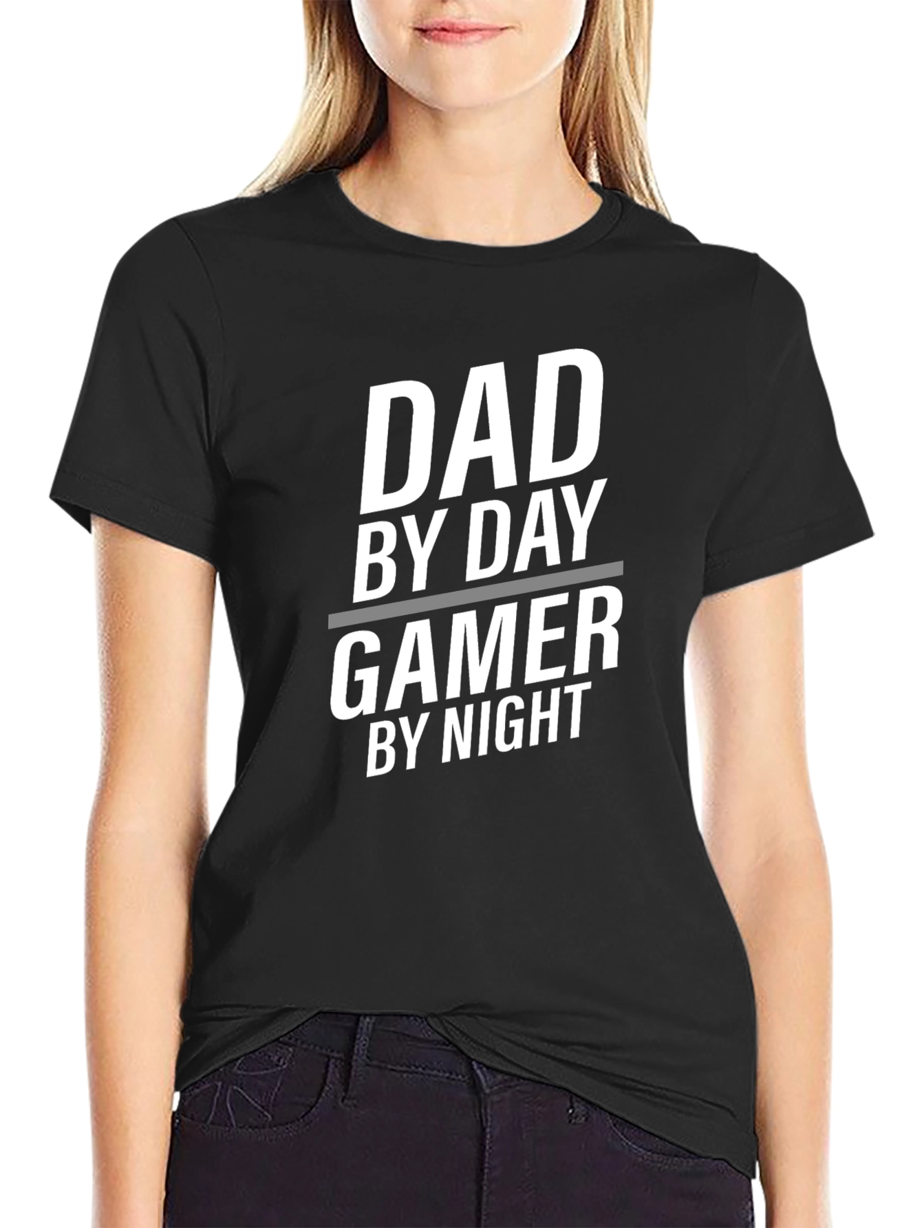 Dad By Day Gamer By Night Graphic Tee