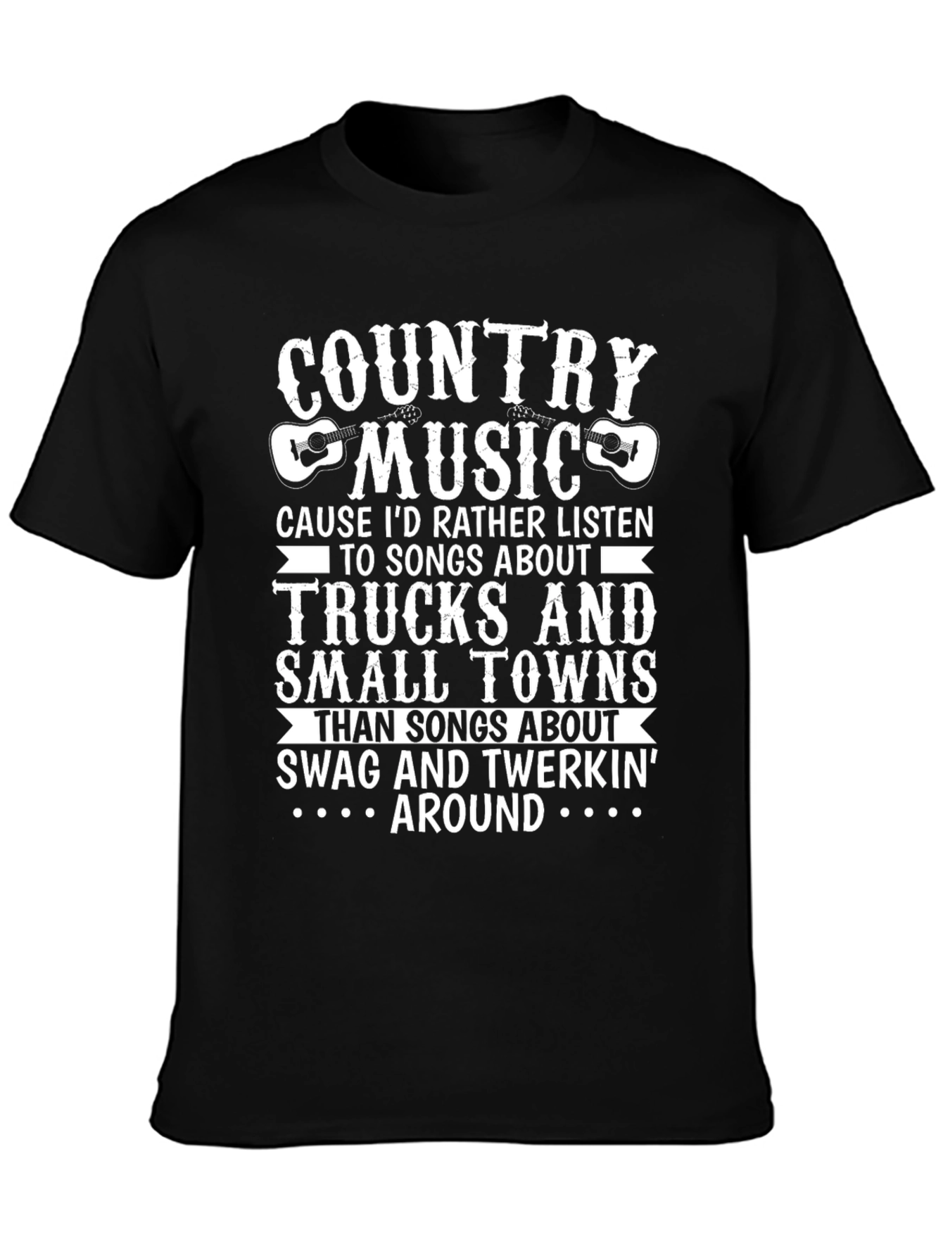 Country Music Truck & Small Town T-Shirt