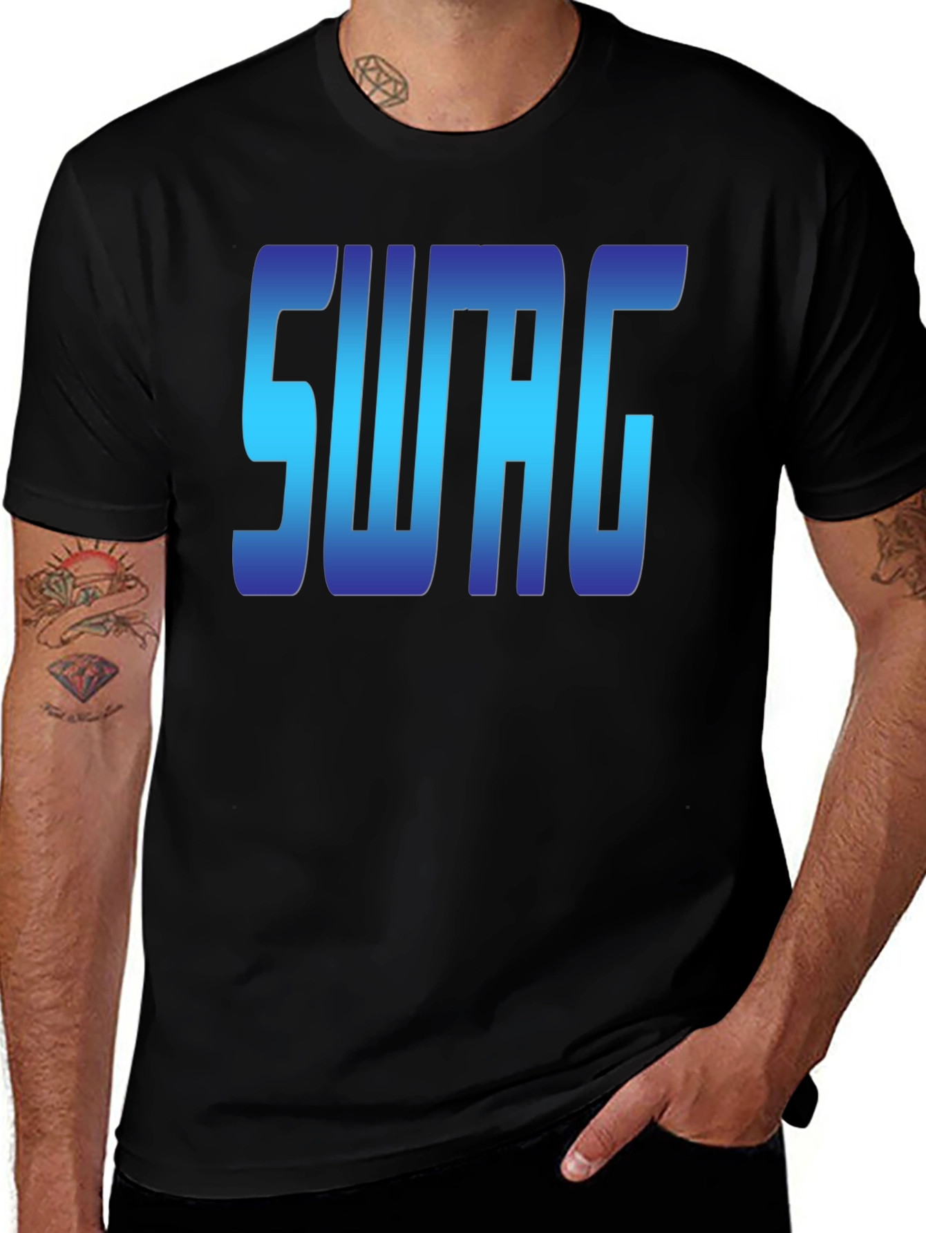 SWAG Graphic Black T-Shirt