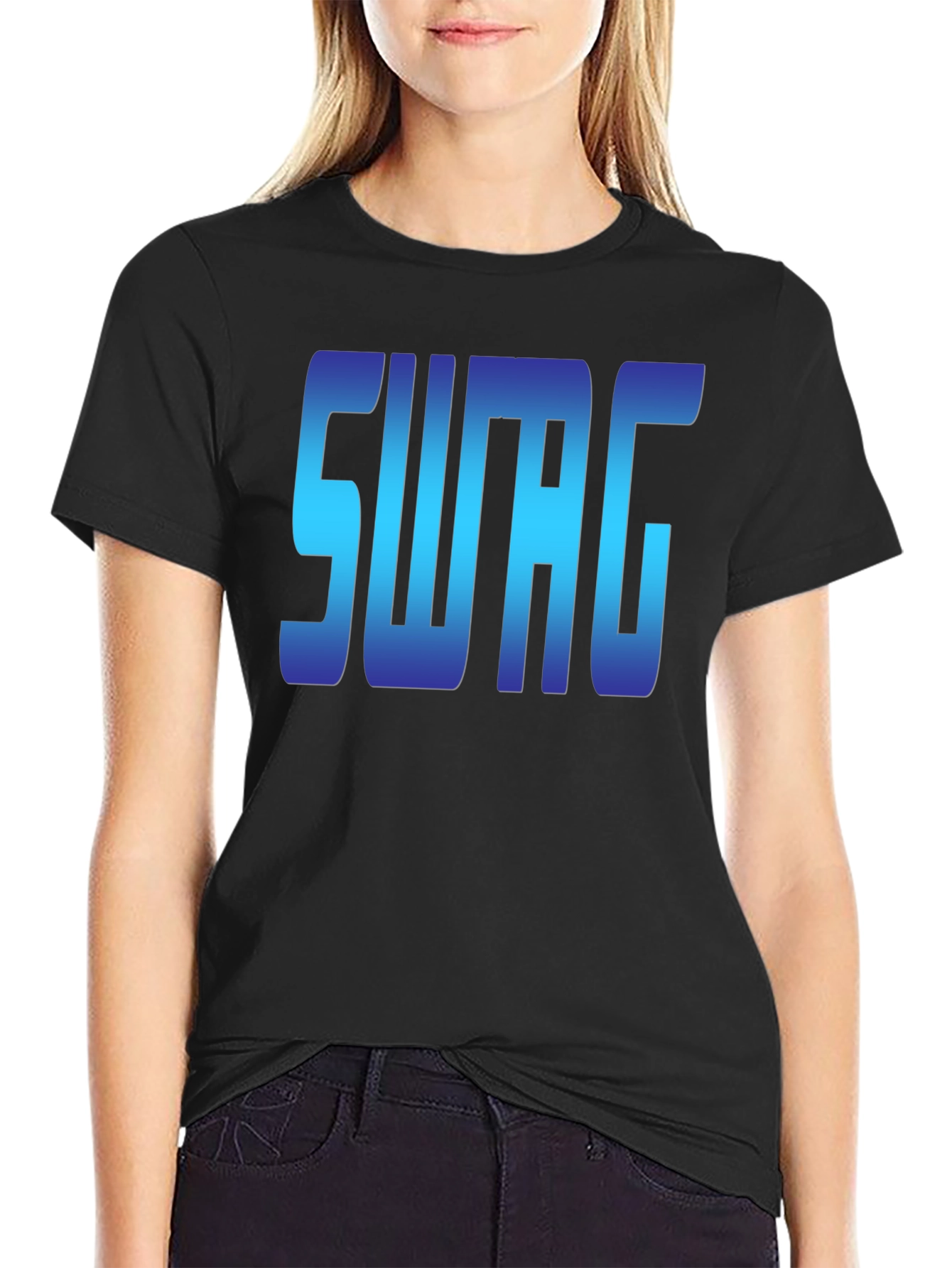 SWAG Graphic Black T-Shirt