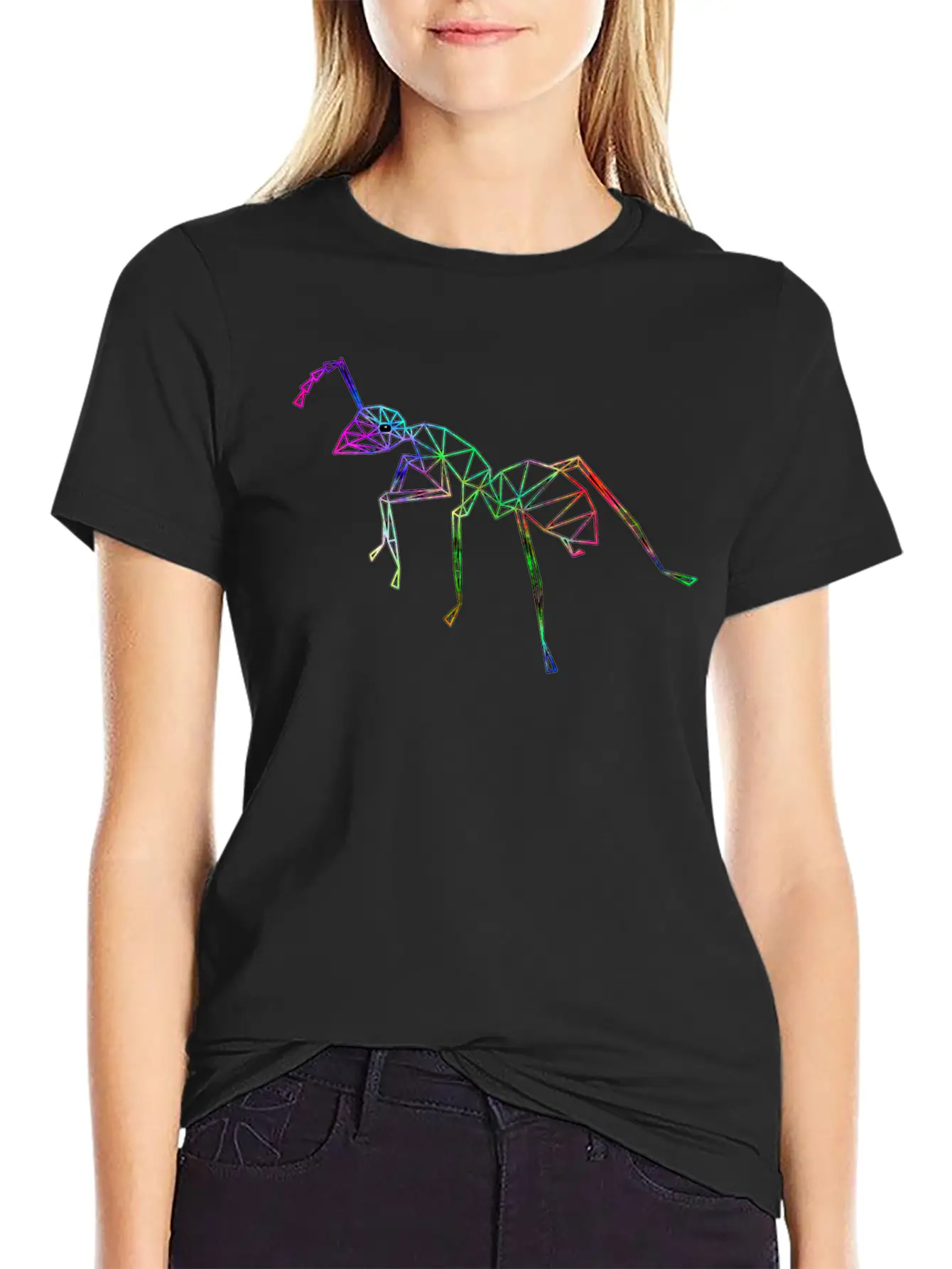 Lattice Ant Neon Colors Unisex Casual T-Shirt – Clean Design For Daily Comfort