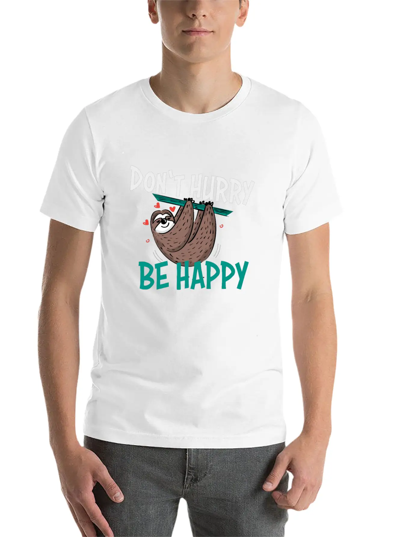 Lazy Sloth Unisex Casual T-Shirt – Clean Design For Daily Comfort