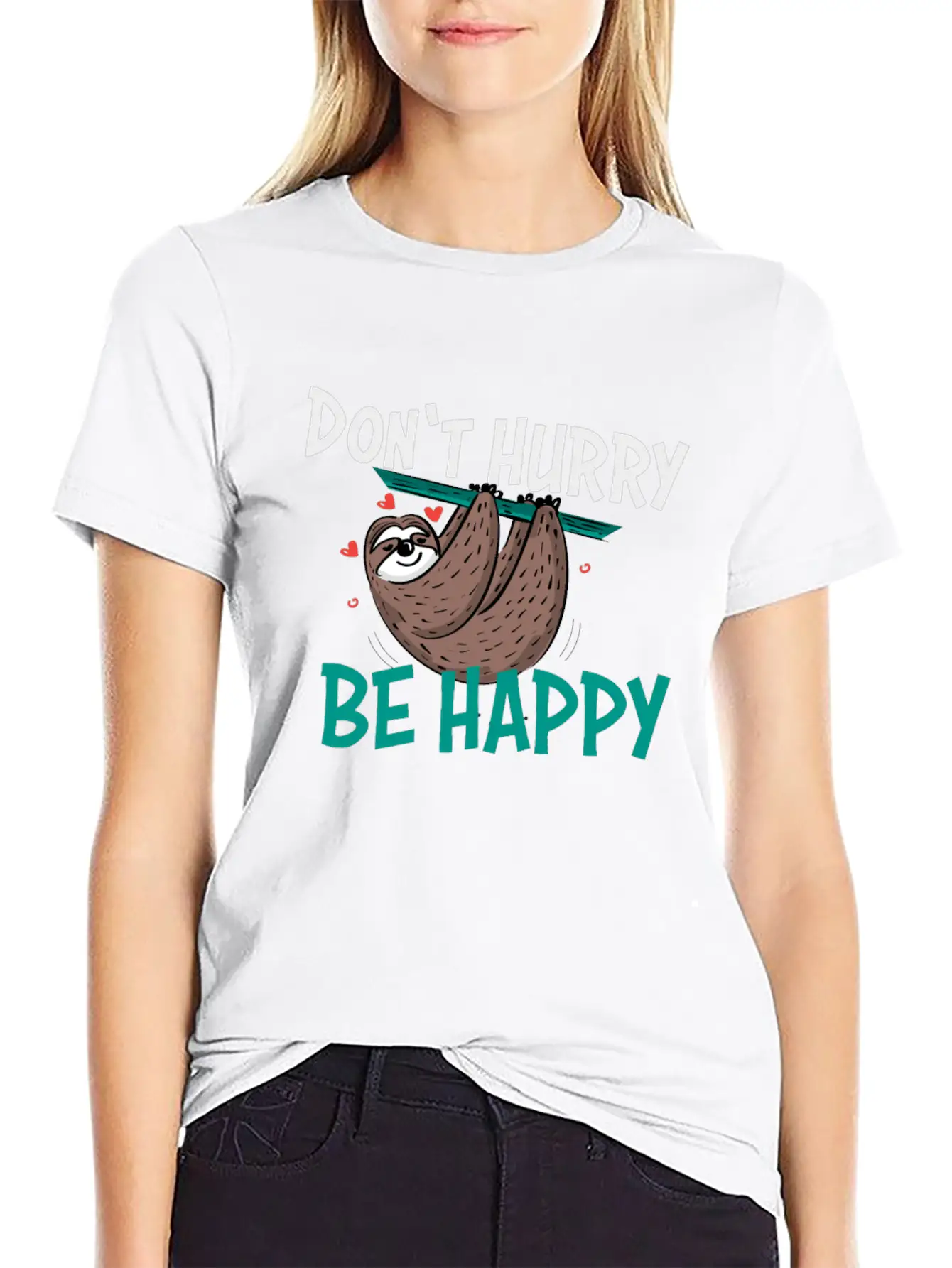 Lazy Sloth Unisex Casual T-Shirt – Clean Design For Daily Comfort