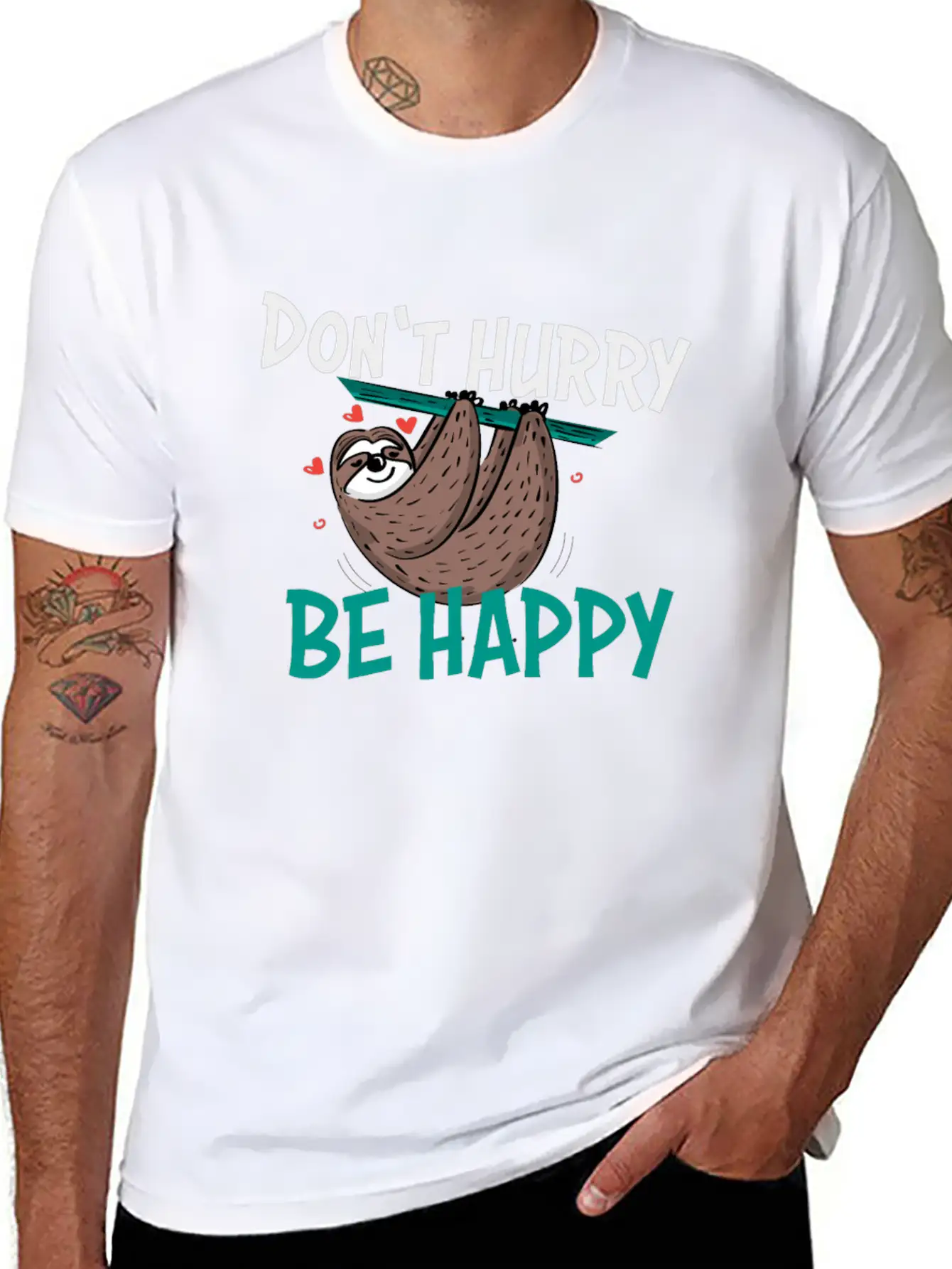 Lazy Sloth Unisex Casual T-Shirt – Clean Design For Daily Comfort