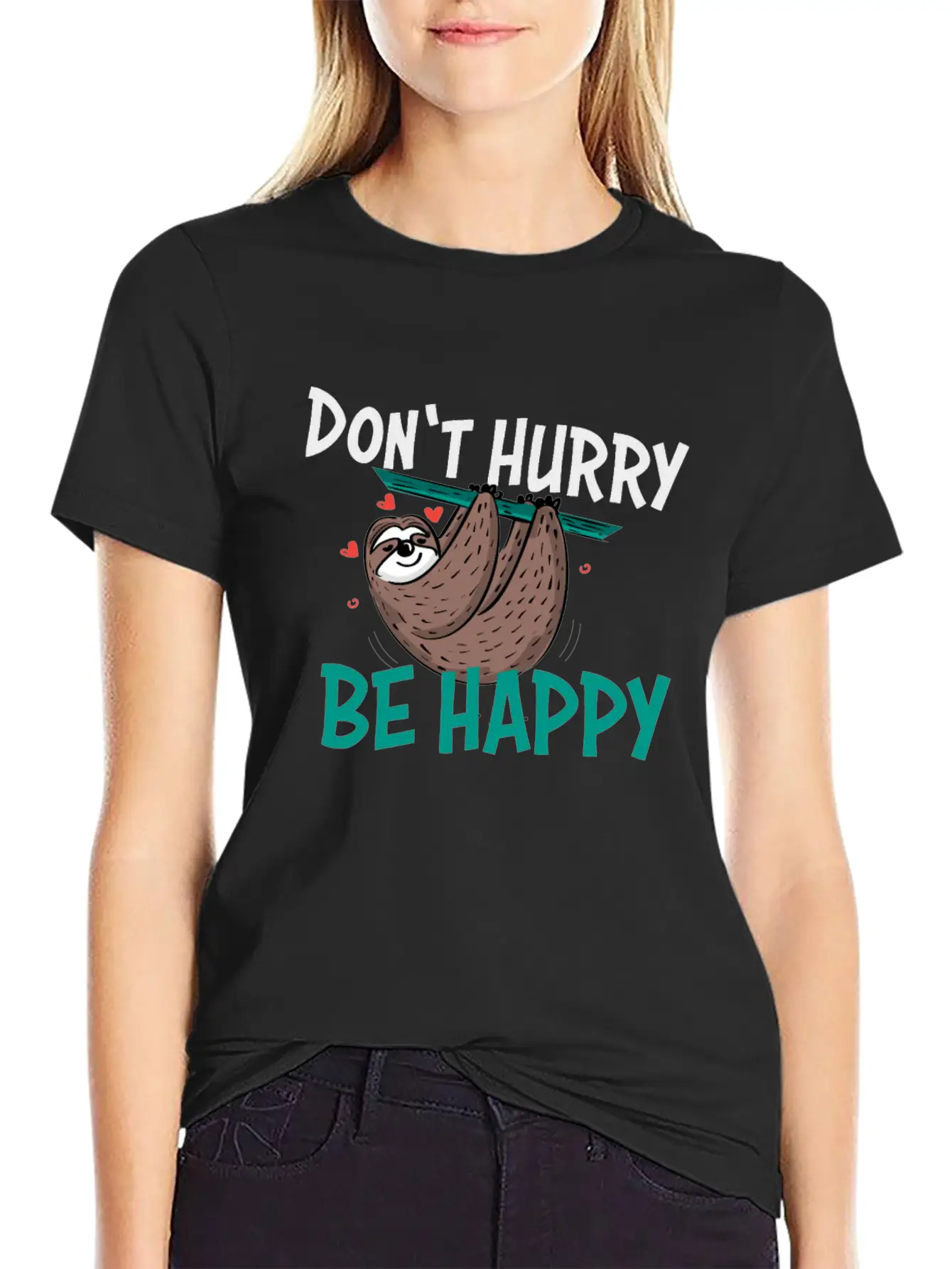 Lazy Sloth Unisex Casual T-Shirt – Clean Design For Daily Comfort