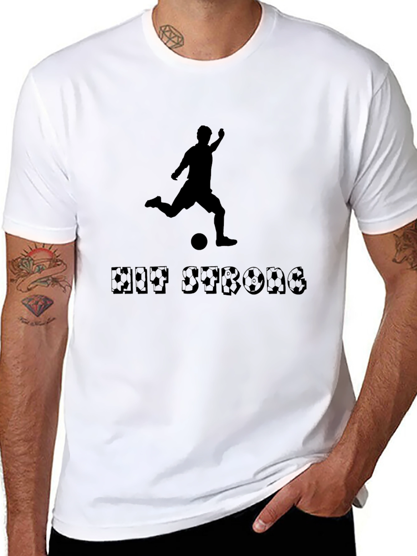 Hit Strong Soccer T-Shirt