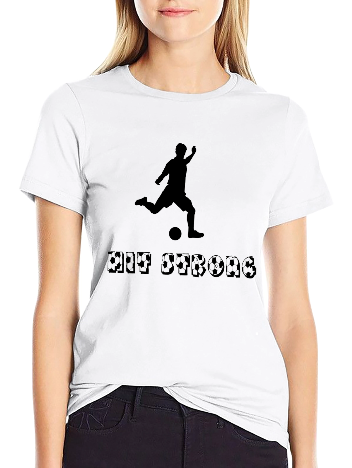 Hit Strong Soccer T-Shirt
