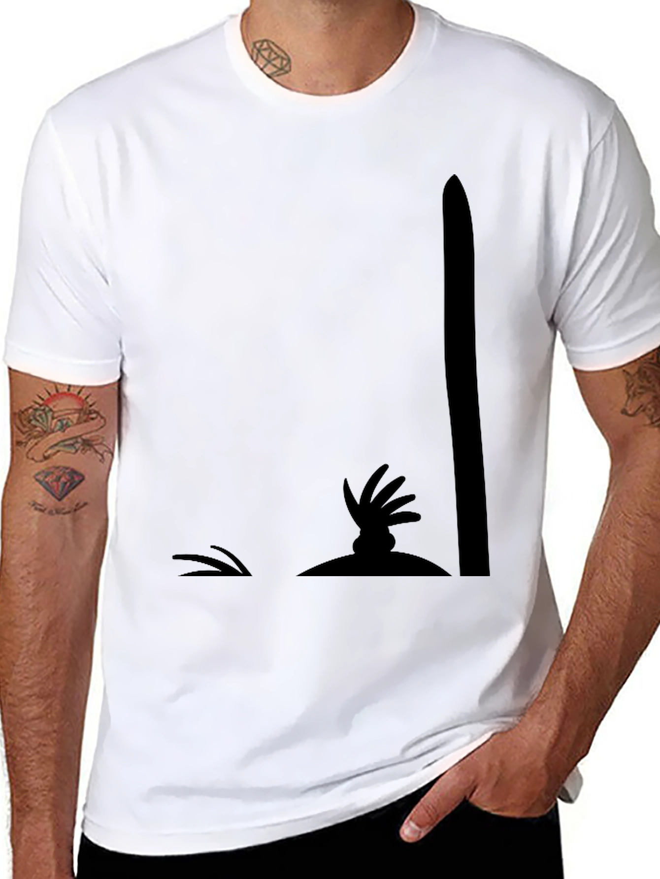 Silhouette T-Shirt - Soft Cotton Blend
