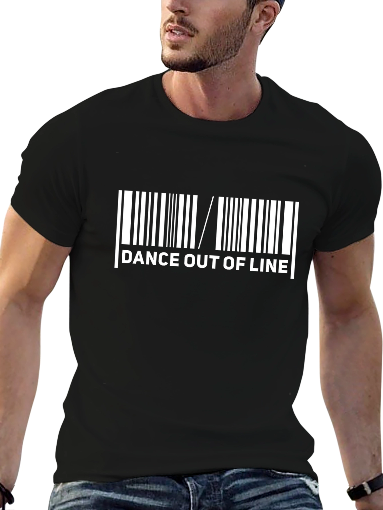 Dance Out of Line Barcode Graphic Tee