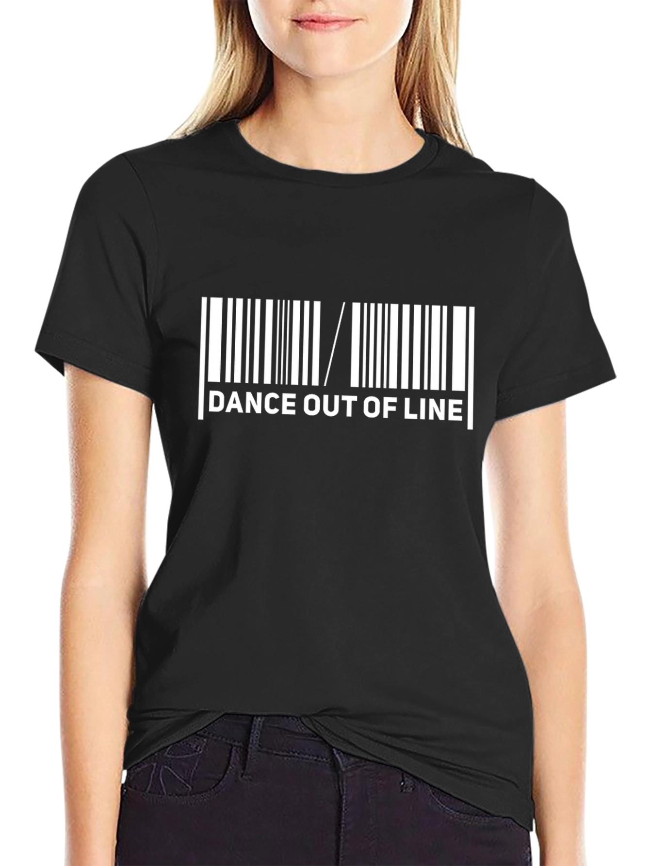Dance Out of Line Barcode Graphic Tee