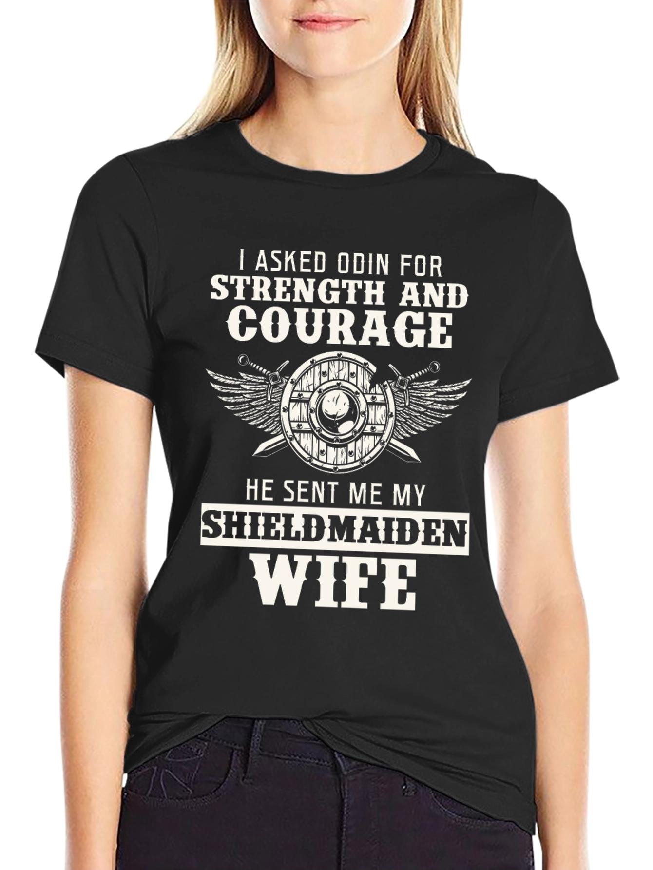 Viking Shieldmaiden Wife T-Shirt