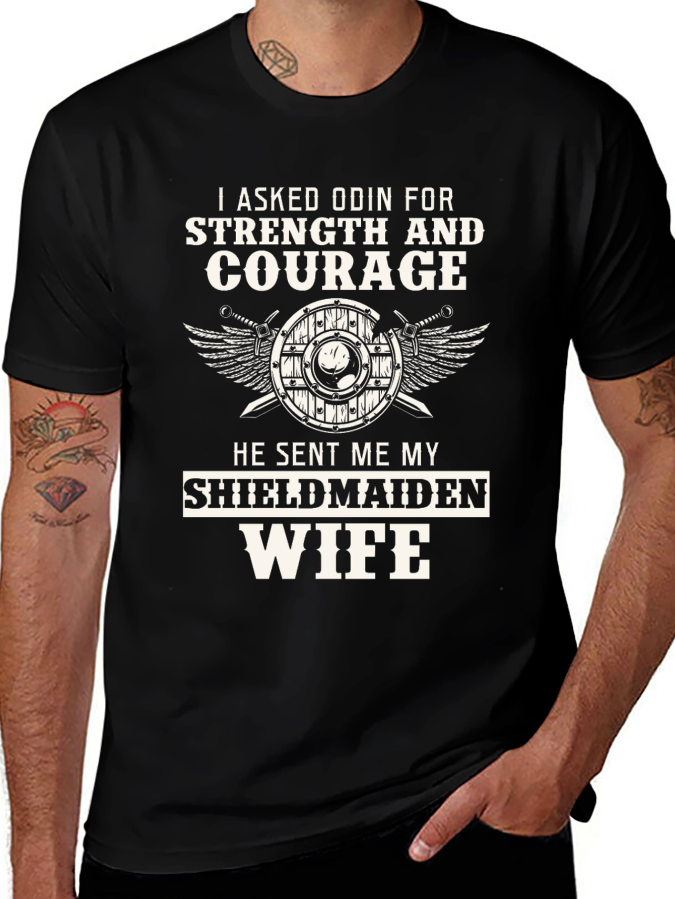 Viking Shieldmaiden Wife T-Shirt
