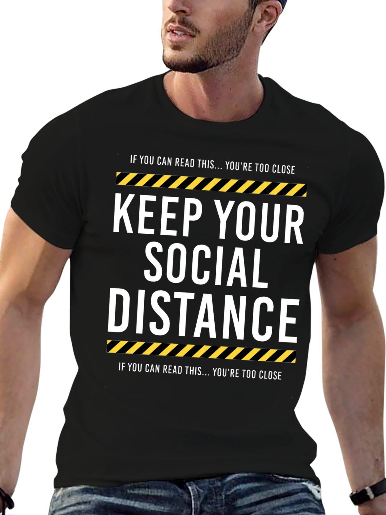 Social Distance Graphic Tee