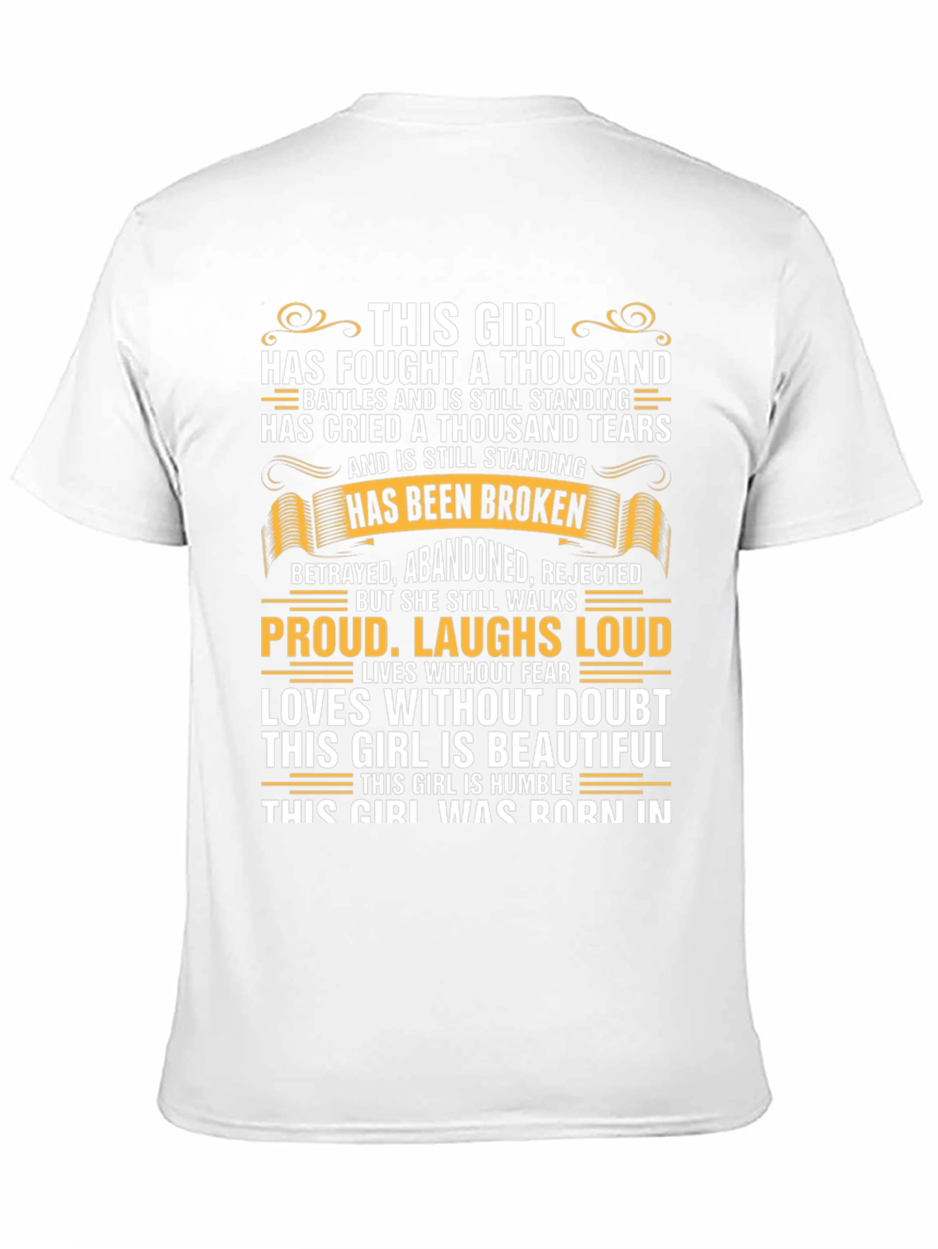 Resilient Girl Graphic T-Shirt - Inspirational Tee