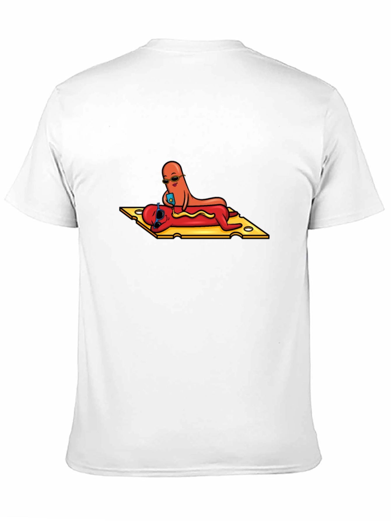 Hot Dog Selfie T-Shirt - Funny Foodie Tee