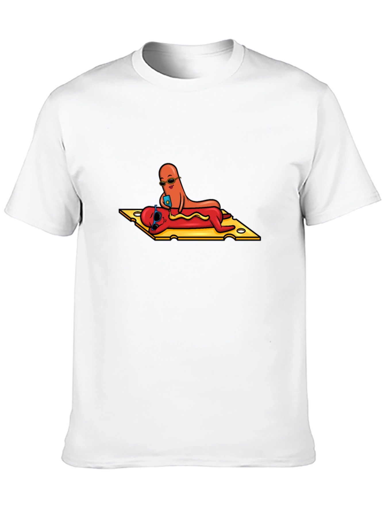 Hot Dog Selfie T-Shirt - Funny Foodie Tee