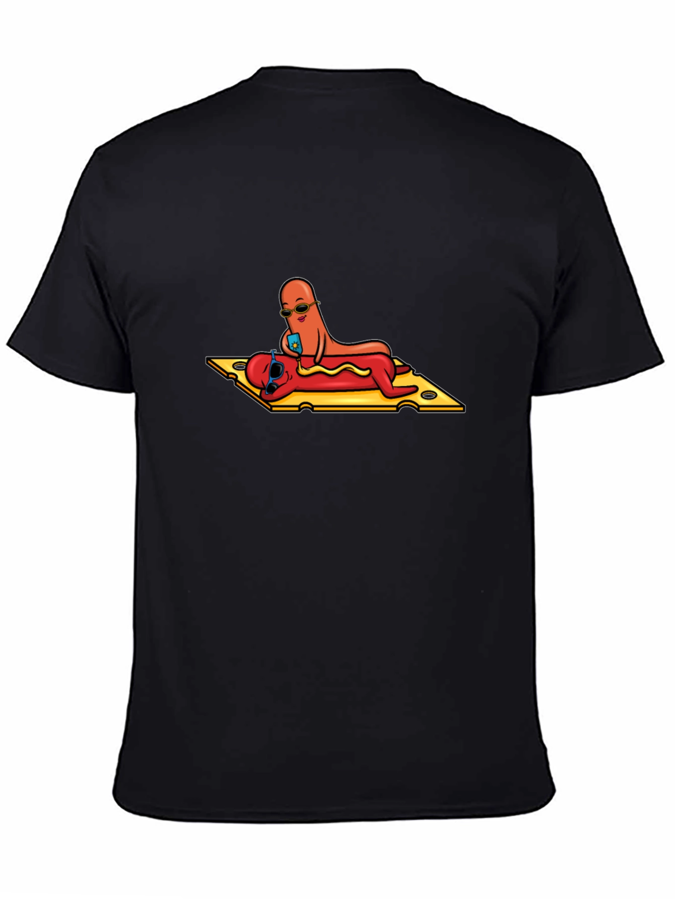 Hot Dog Selfie T-Shirt - Funny Foodie Tee
