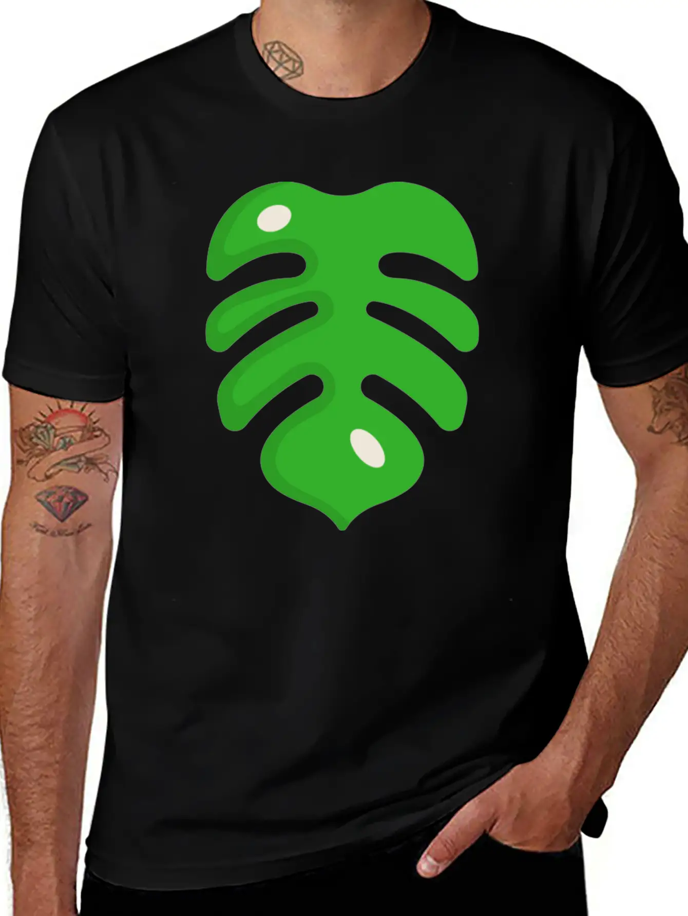 Leaf Illustration Unisex Casual T-Shirt – Clean Design For Daily Comfort