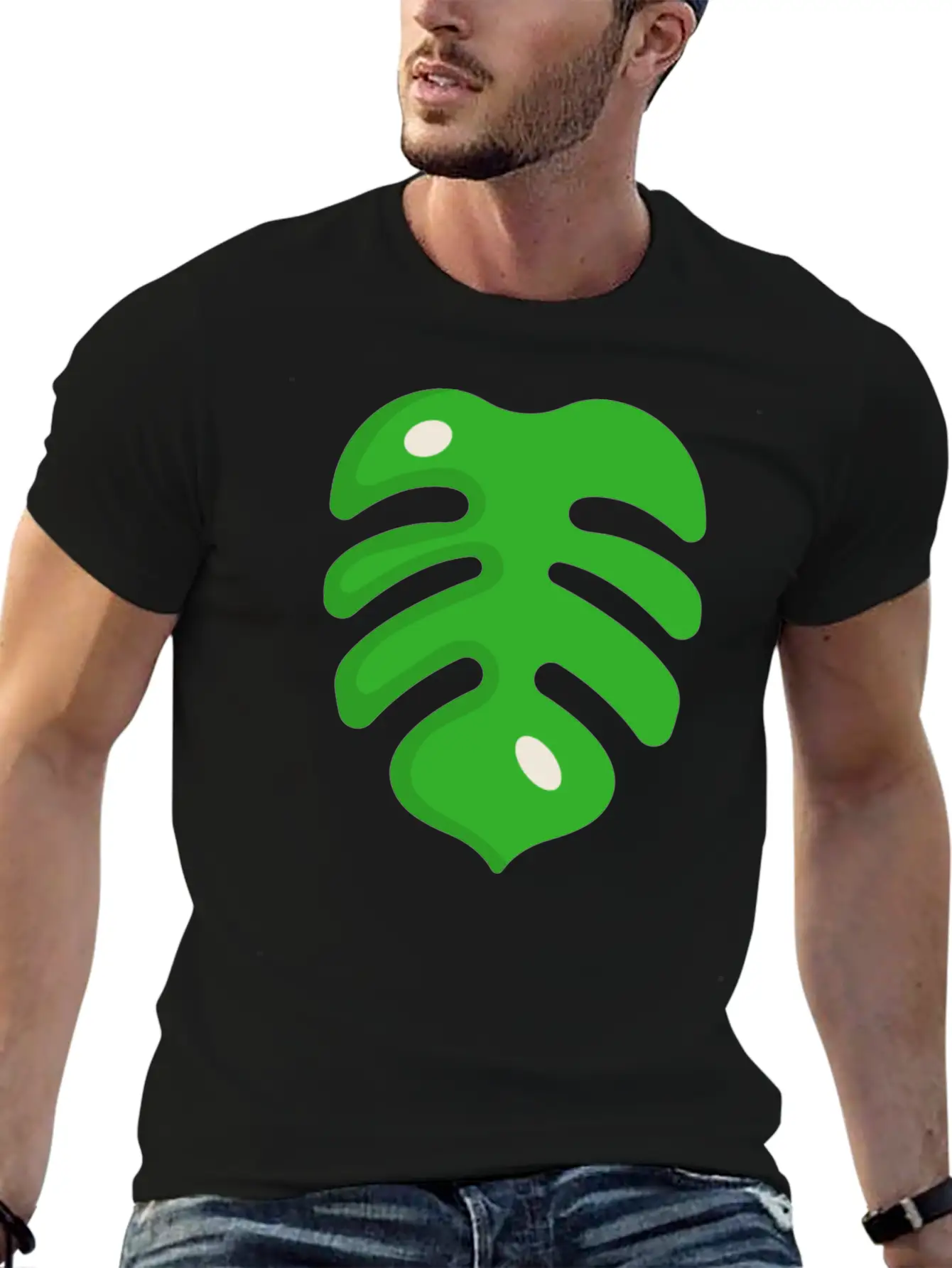 Leaf Illustration Unisex Casual T-Shirt – Clean Design For Daily Comfort