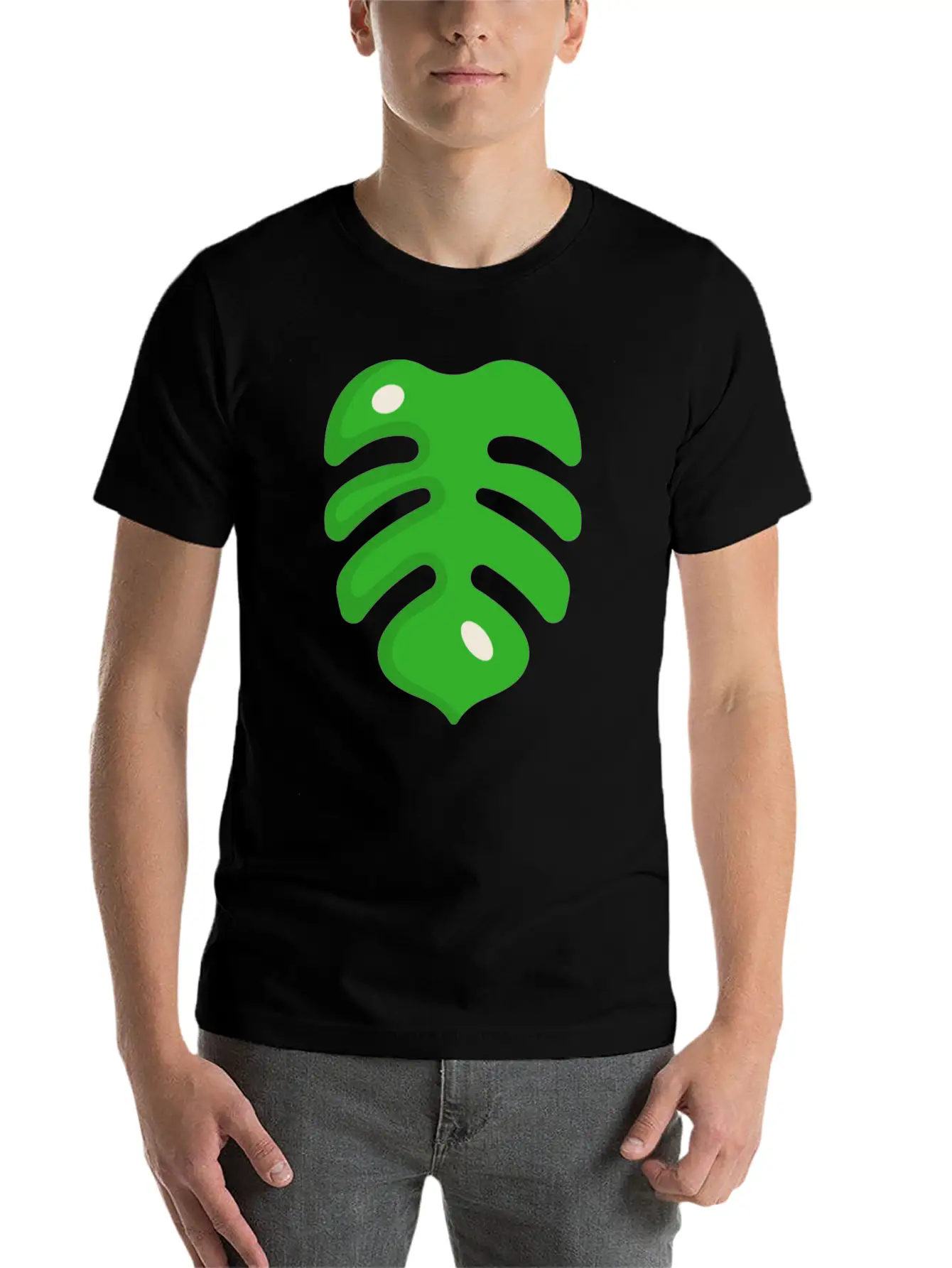 Leaf Illustration Unisex Casual T-Shirt – Clean Design For Daily Comfort
