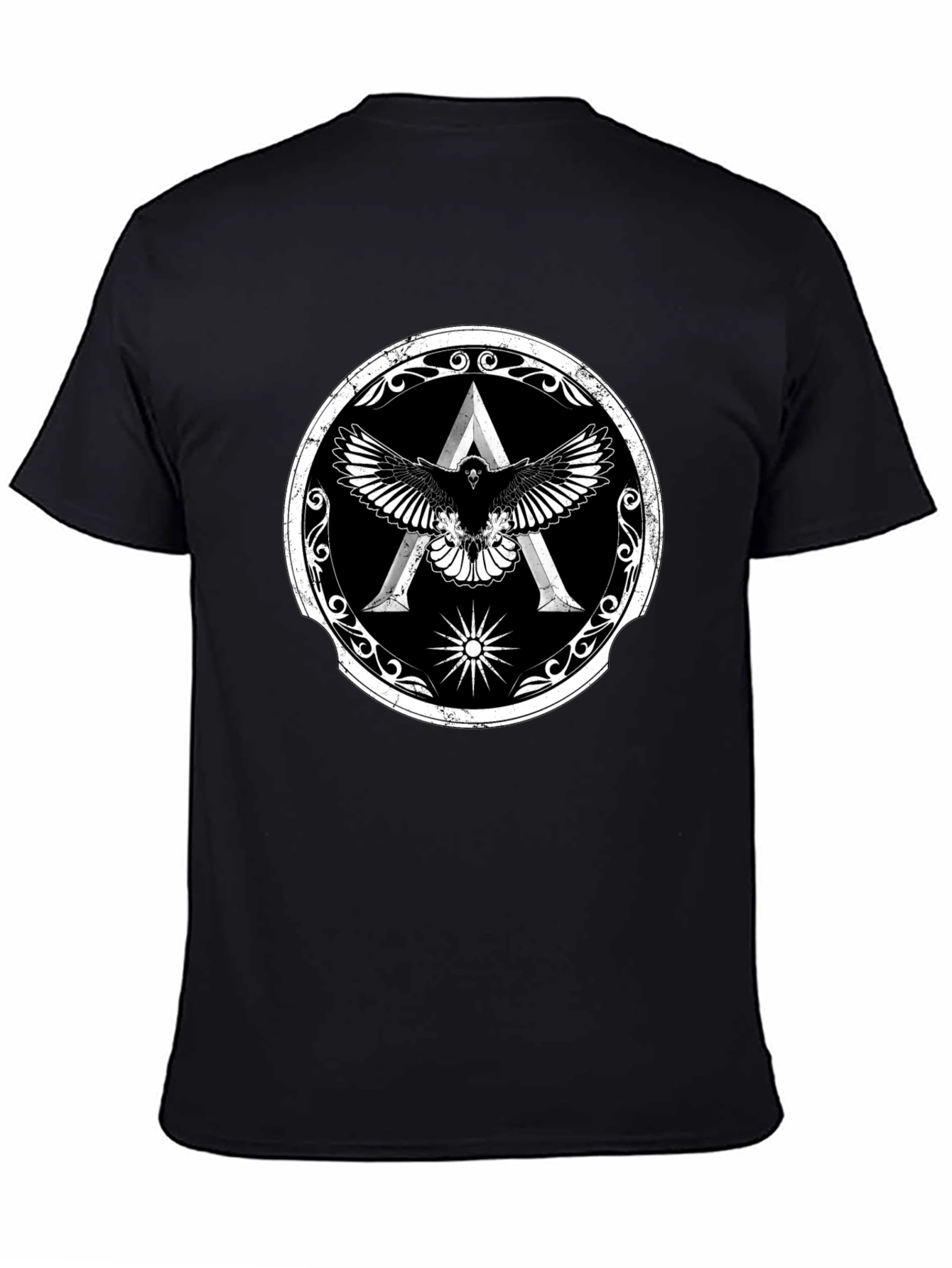 Assassins Creed Odyssey Eagle Crest Black T-Shirt
