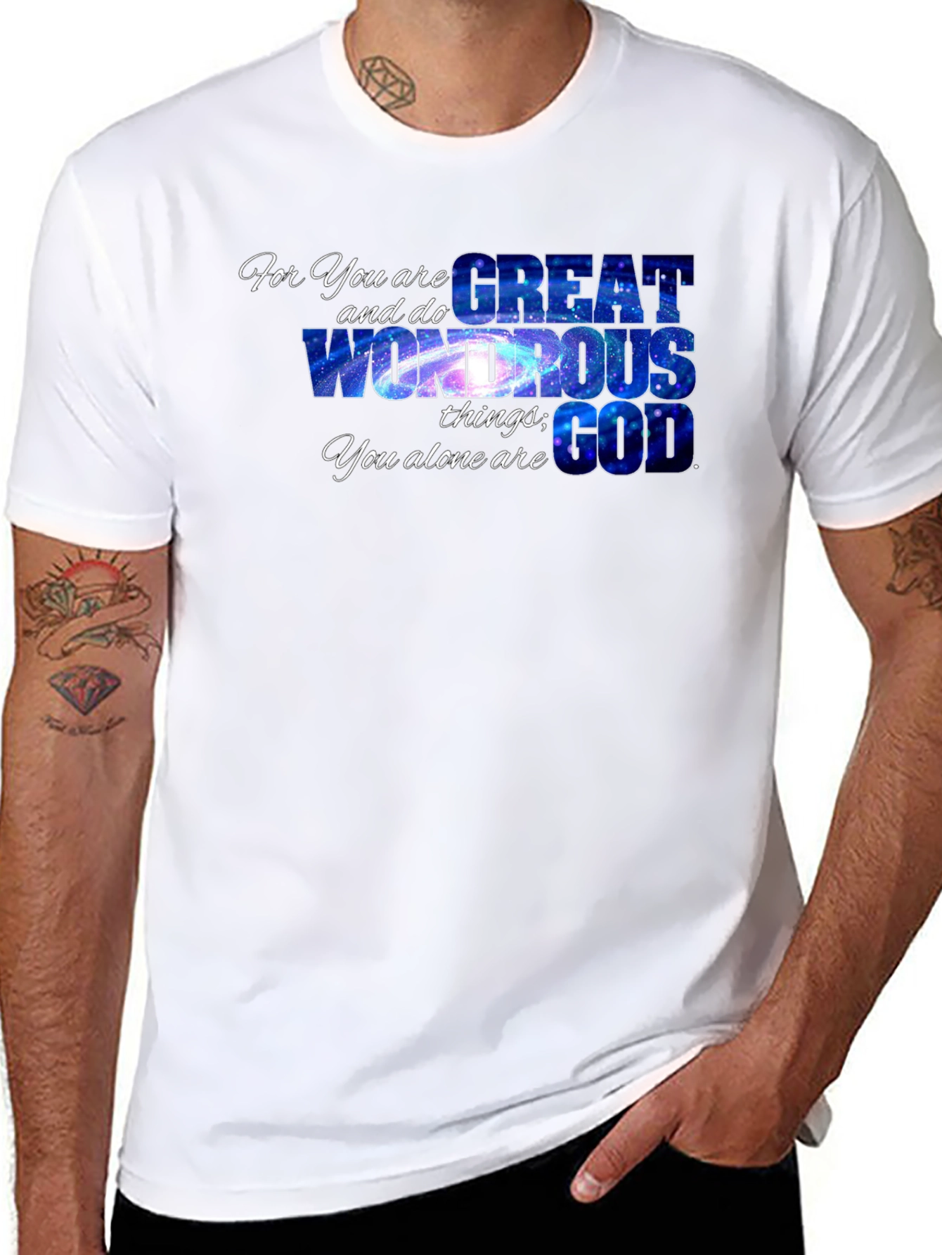 For You Are Great God Graphic Tee