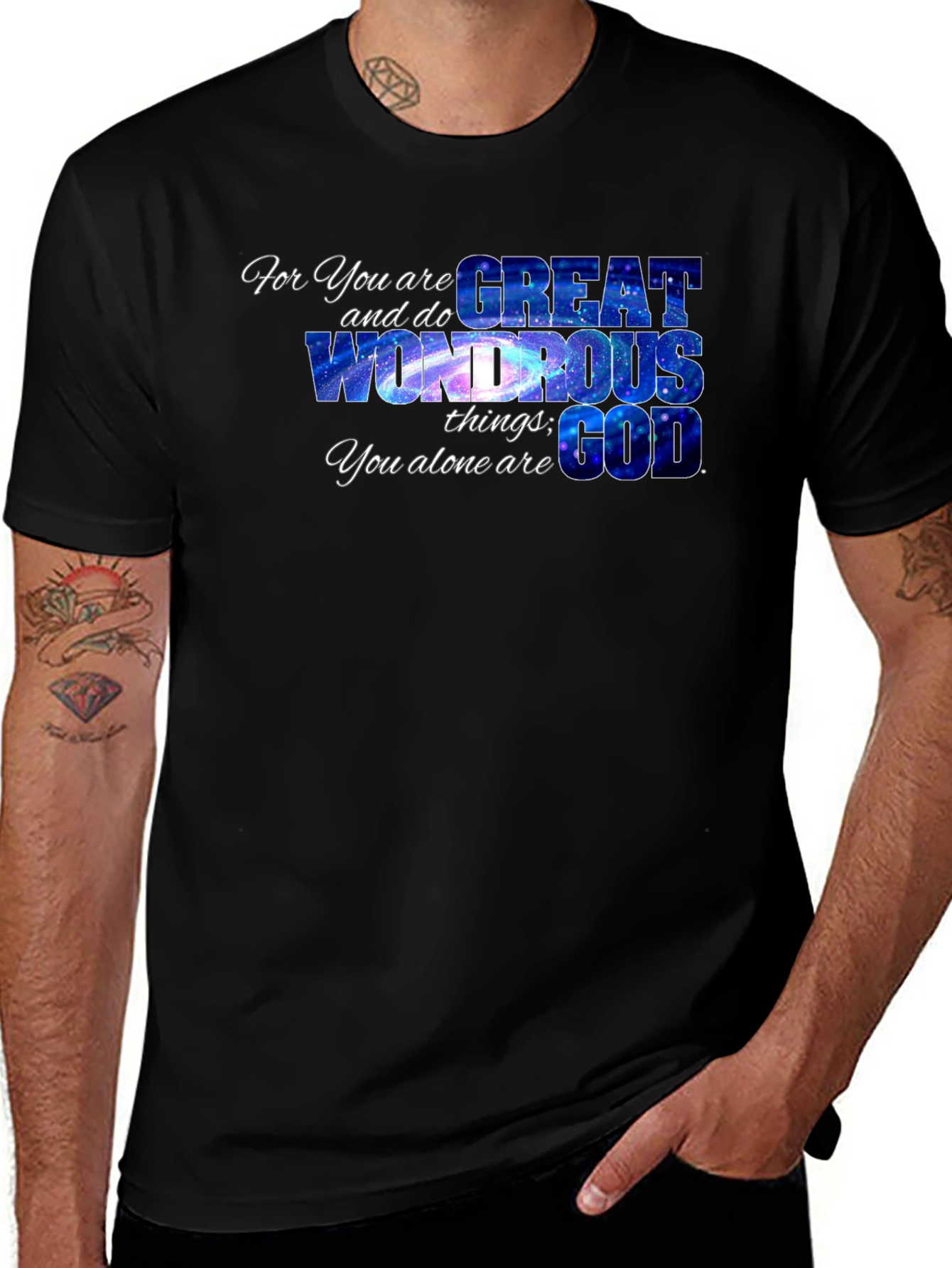 For You Are Great God Graphic Tee