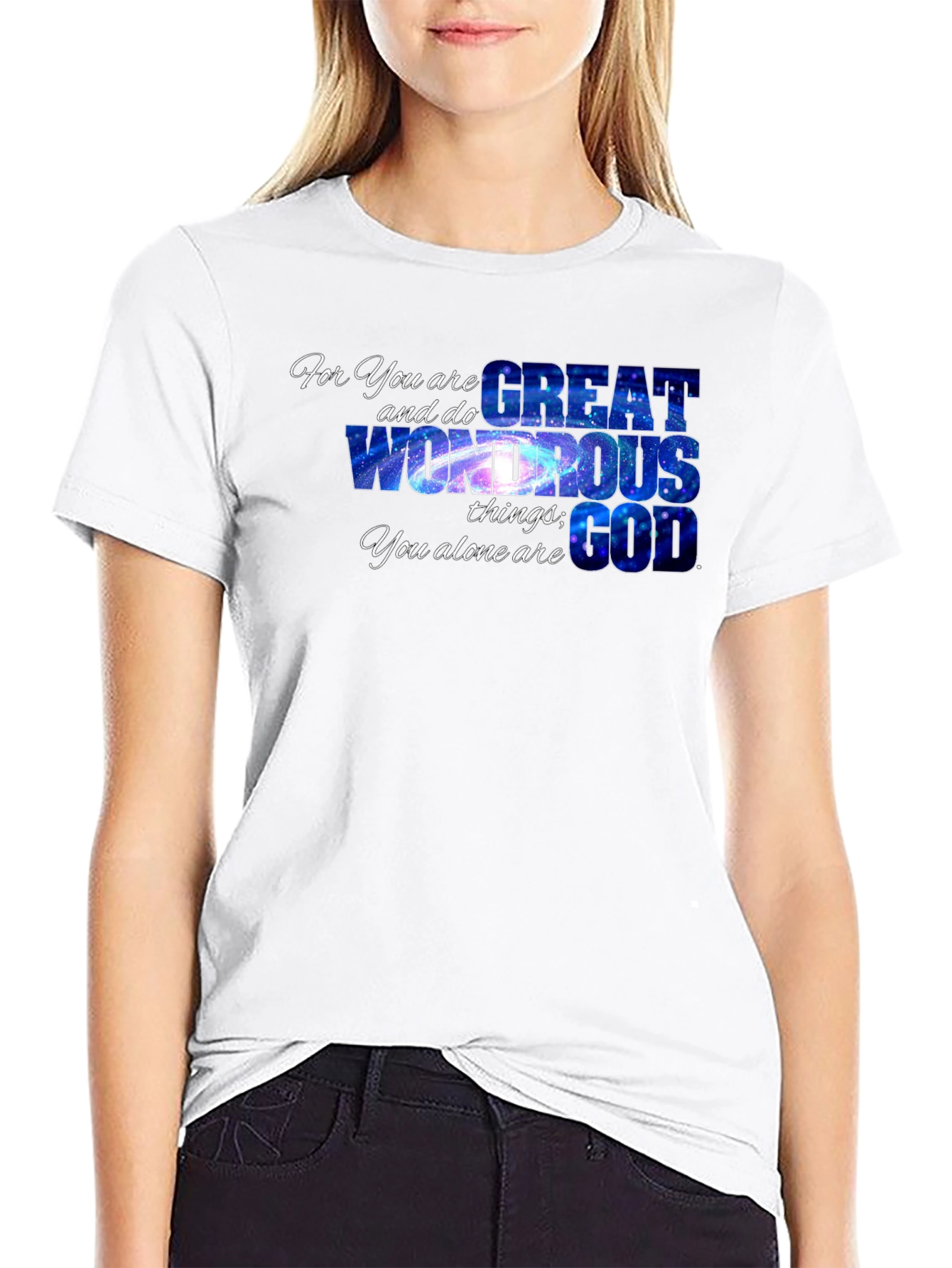 For You Are Great God Graphic Tee