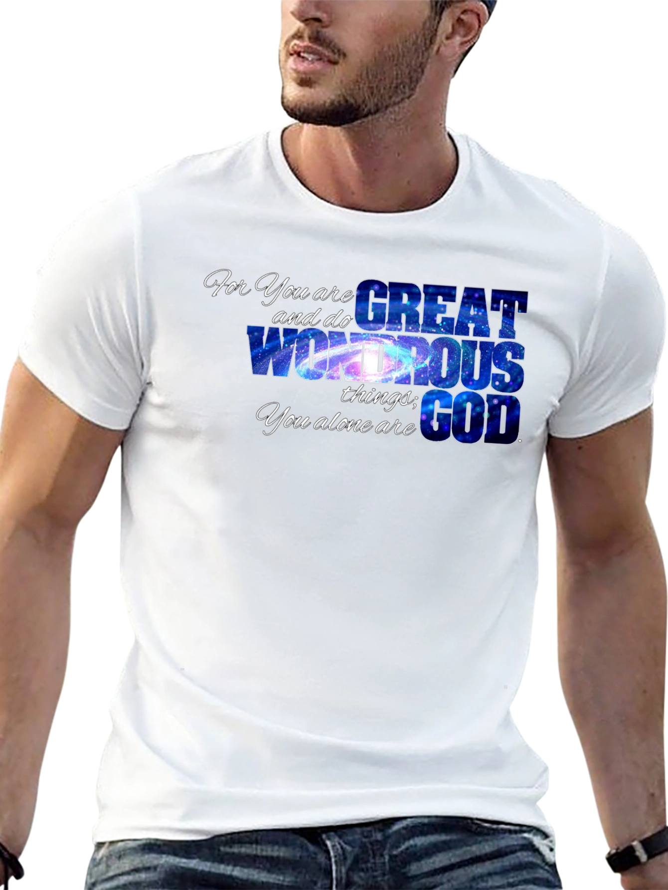 For You Are Great God Graphic Tee