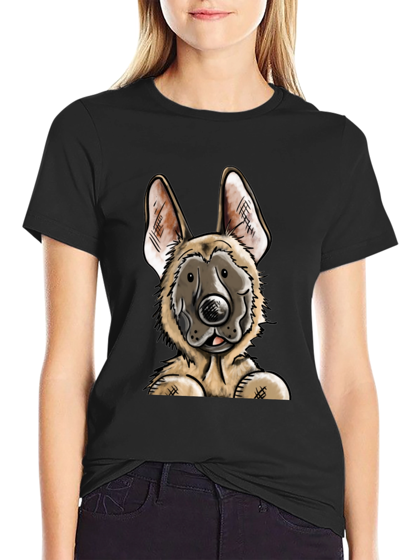 German Shepherd Dog Graphic T-Shirt