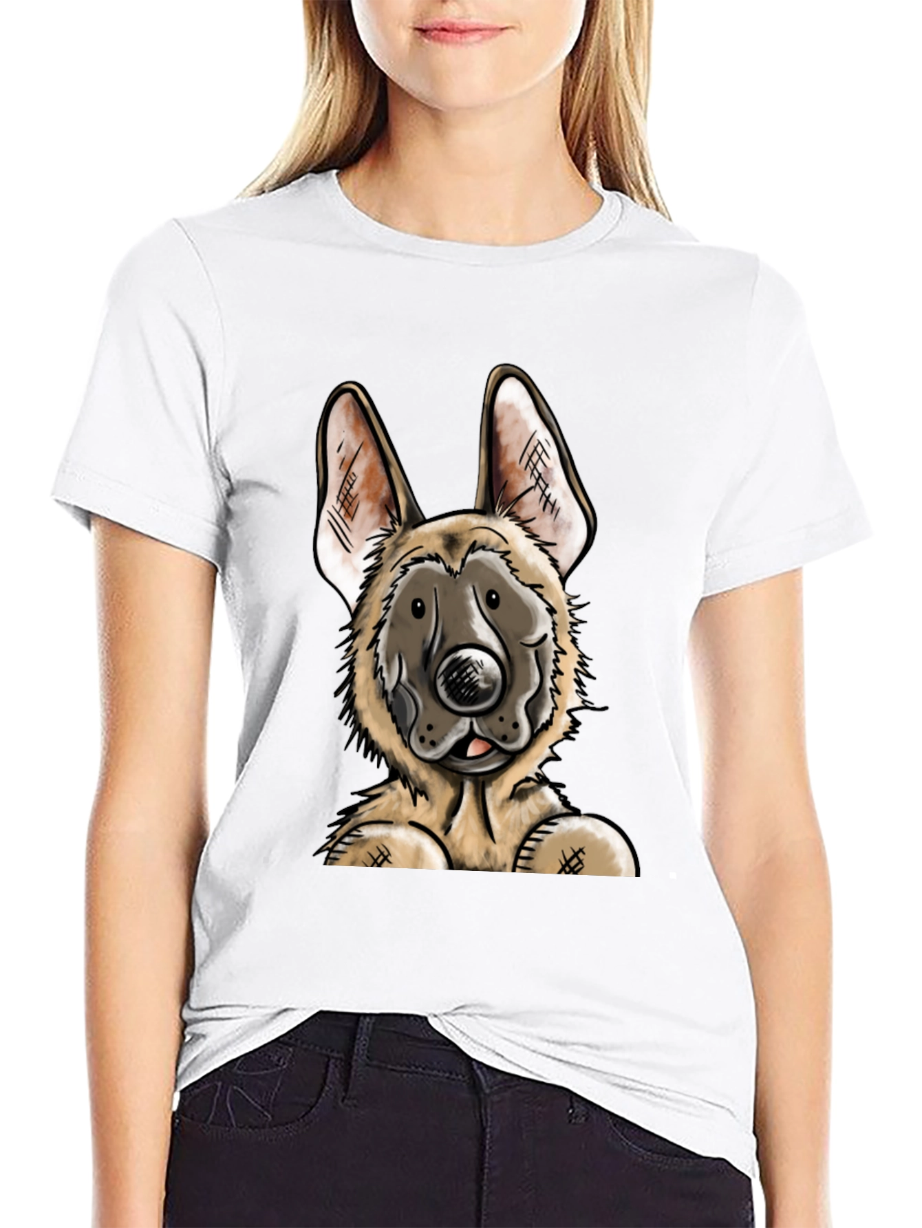German Shepherd Dog Graphic T-Shirt