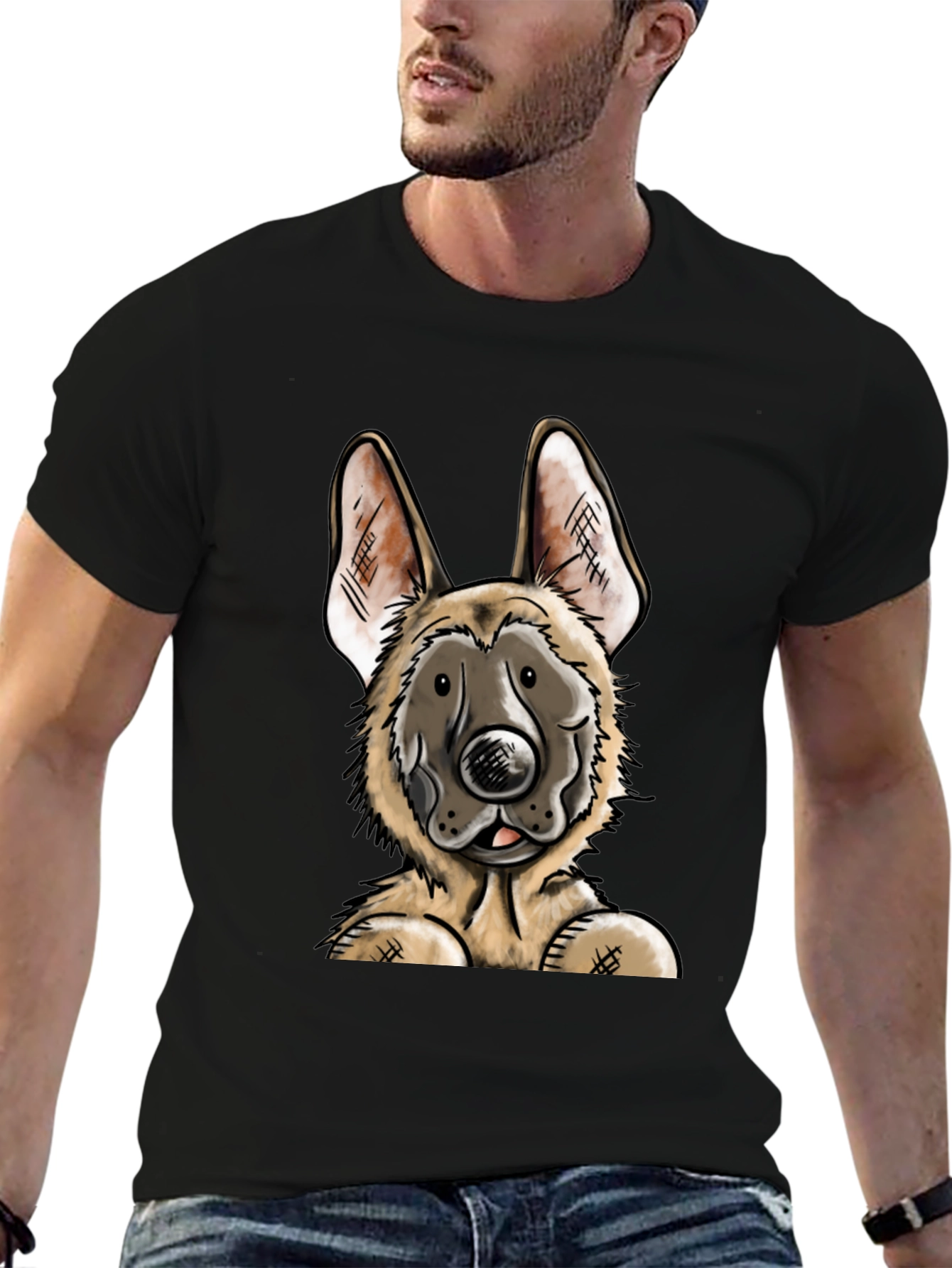 German Shepherd Dog Graphic T-Shirt