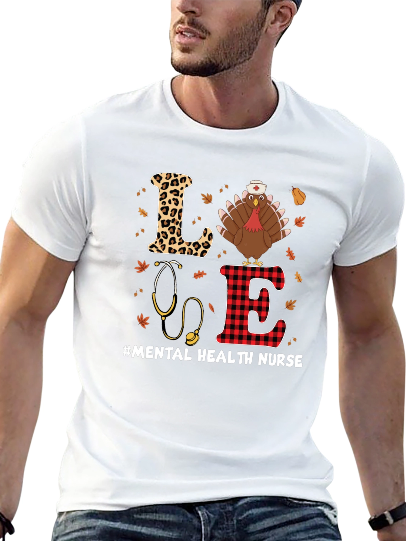 Mental Health Nurse Thanksgiving T-Shirt