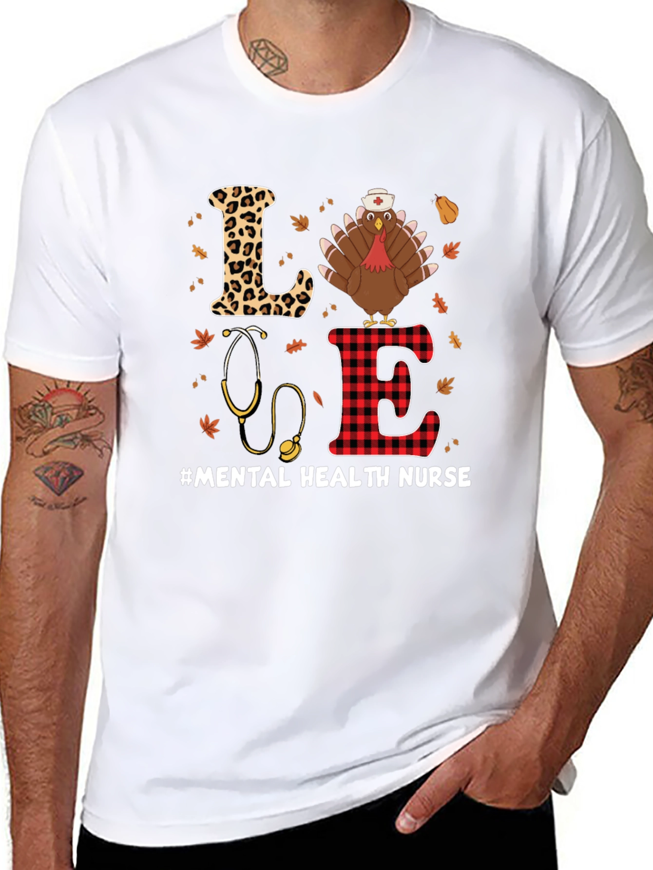 Mental Health Nurse Thanksgiving T-Shirt