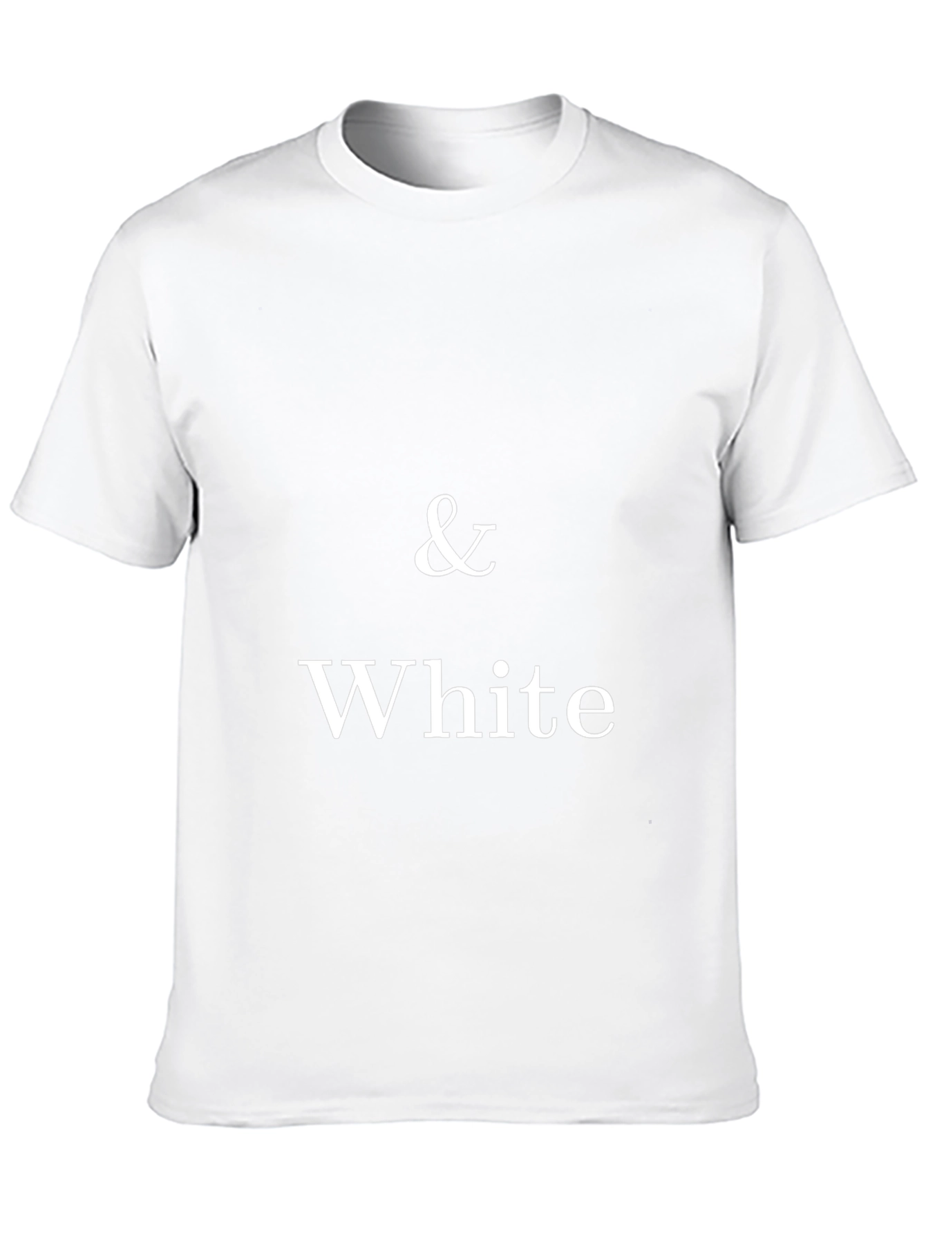 Black & White Graphic T-Shirt