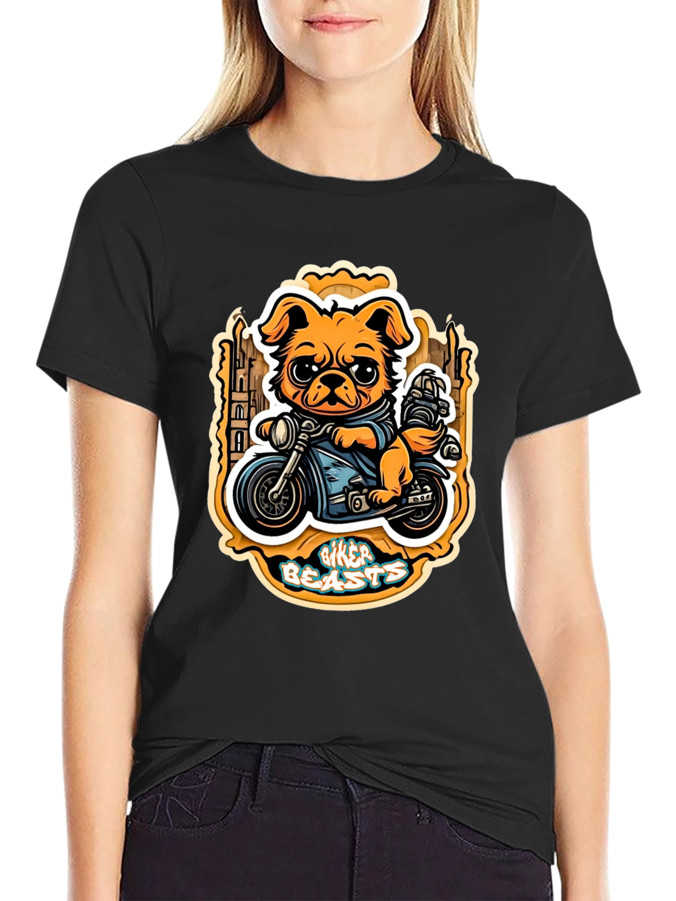 Biker Beasts Dog T-Shirt